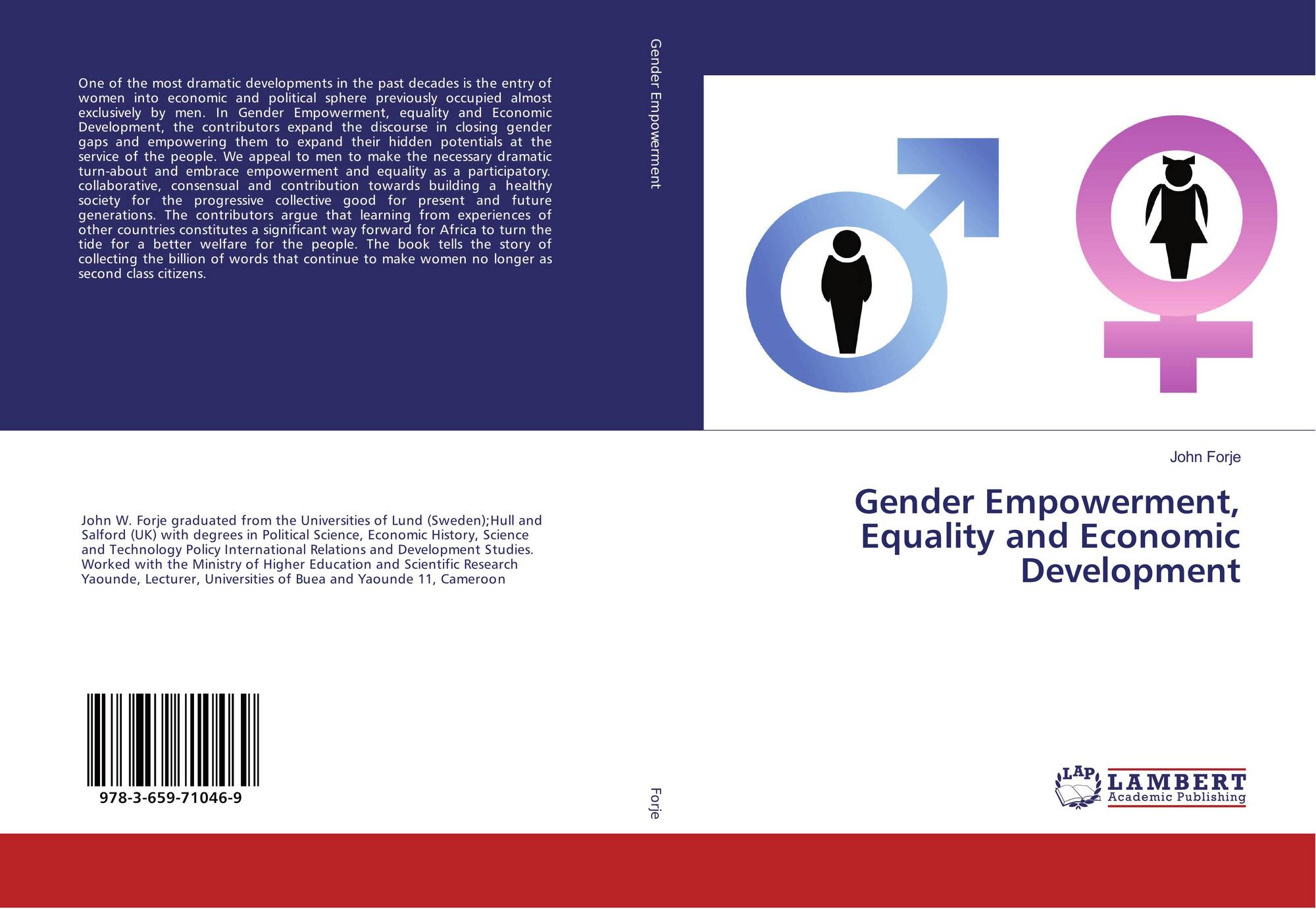 Gender Empowerment Equality And Economic Development 978 3 659 71046 9 3659710466 1491