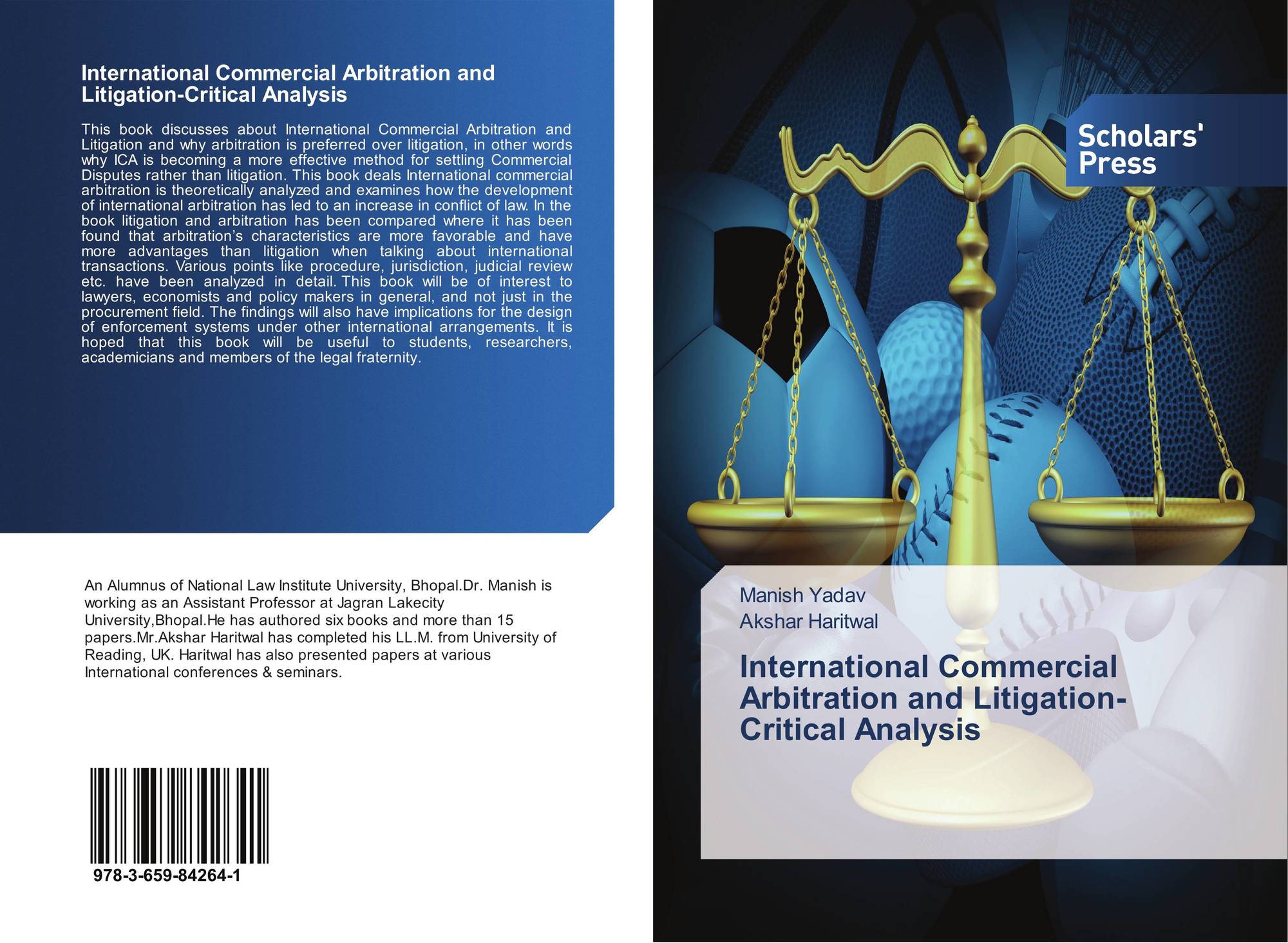 International Commercial Arbitration And Litigation Critical Analysis 978 3 659 84264 1