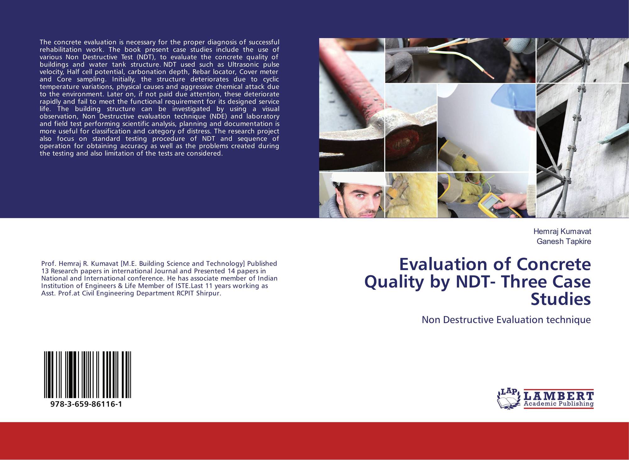 Evaluation of Concrete Quality by NDT- Three Case Studies, 978-3-659