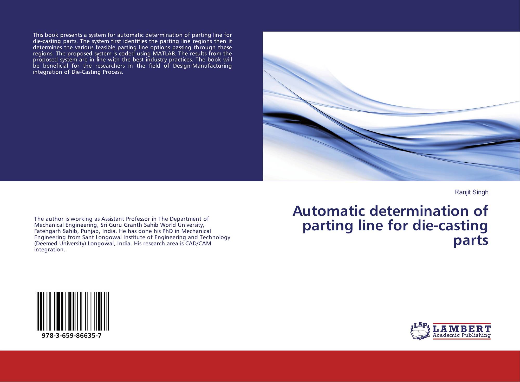 Automatic determination of parting line for diecasting parts, 9783