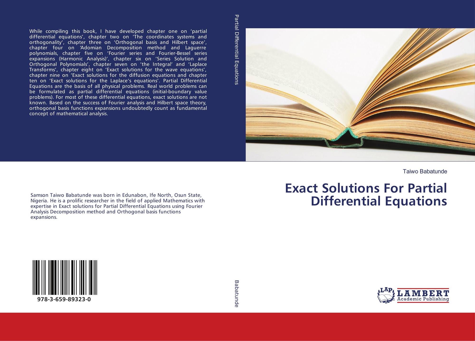 Exact Solutions For Partial Differential Equations, 9783659893230