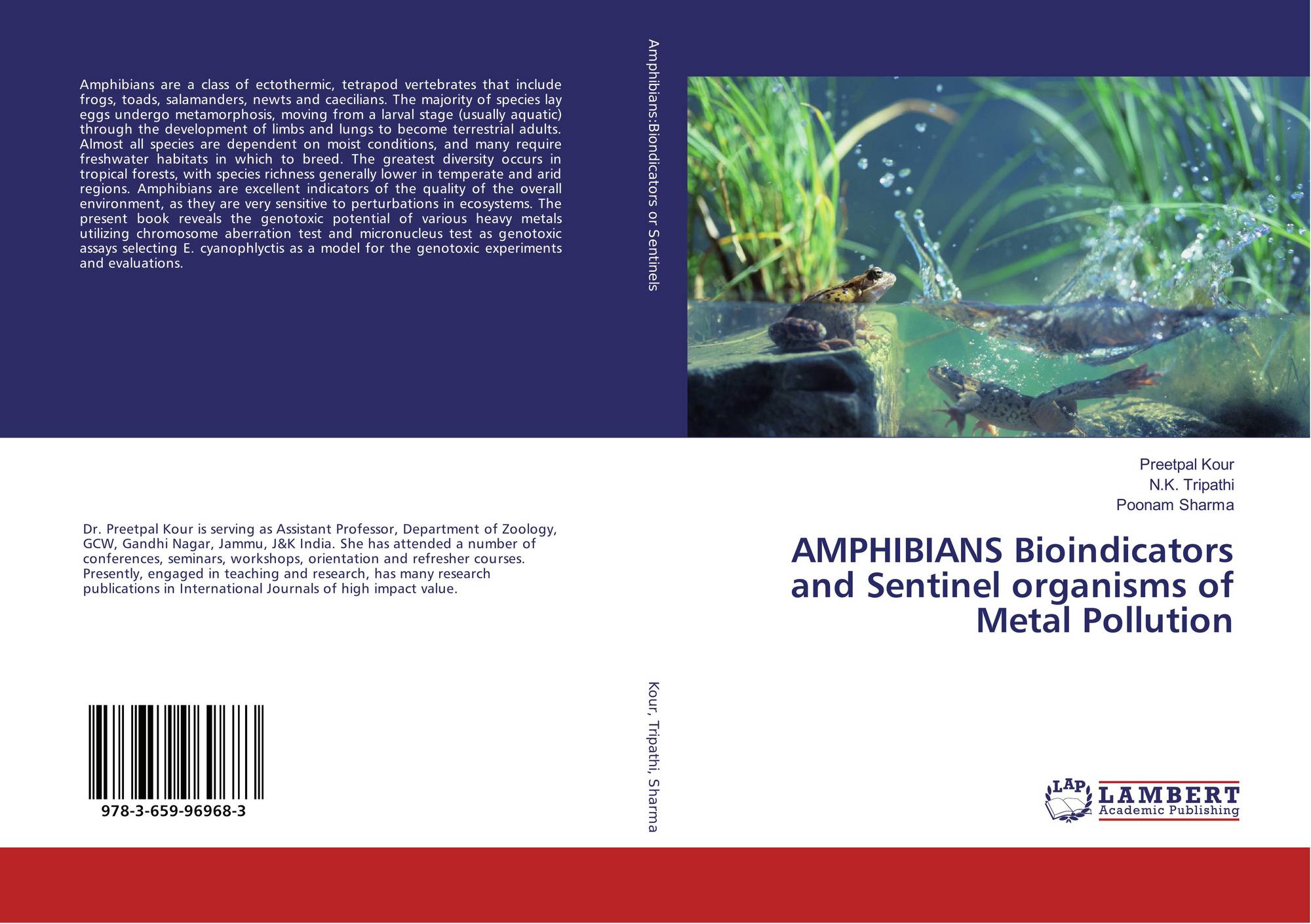 AMPHIBIANS Bioindicators and Sentinel organisms of Metal Pollution, 978