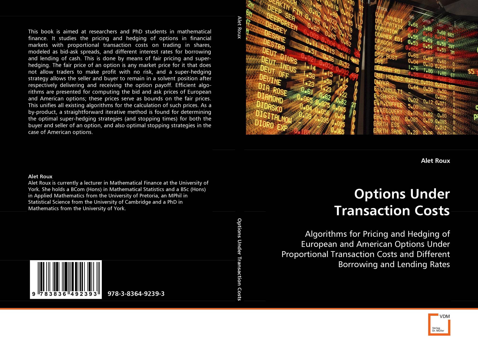 Option trading transaction costs