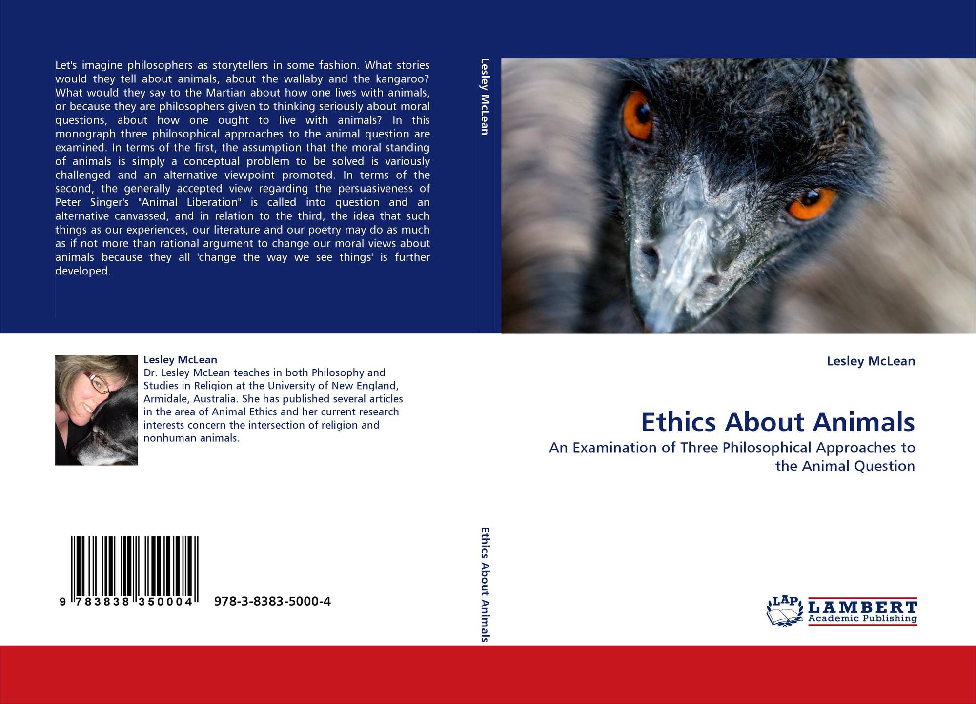 Ethics Animals, 978-3-8383-5000-4, 3838350006 by Lesley McLean