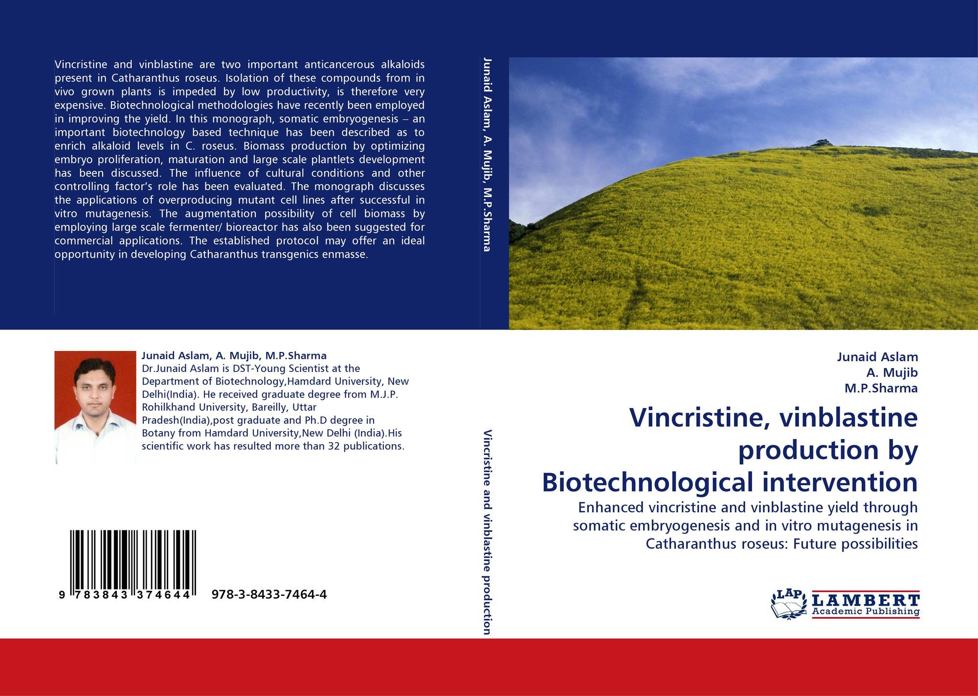 Vincristine, vinblastine production by Biotechnological intervention