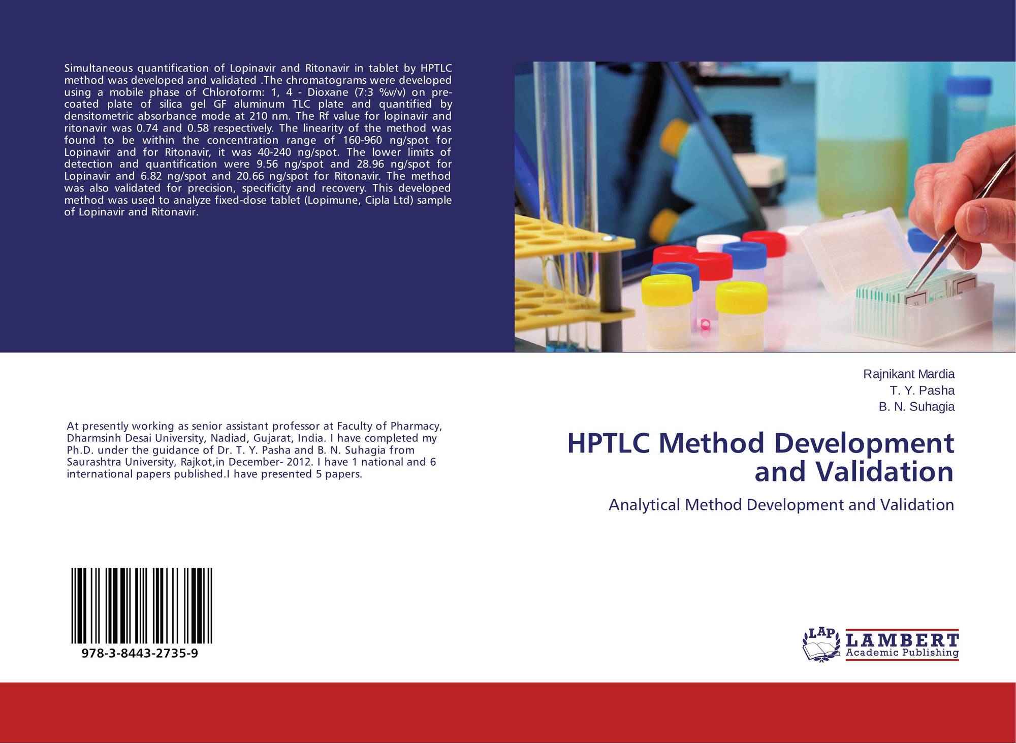 analytical method development and validation by hplc thesis