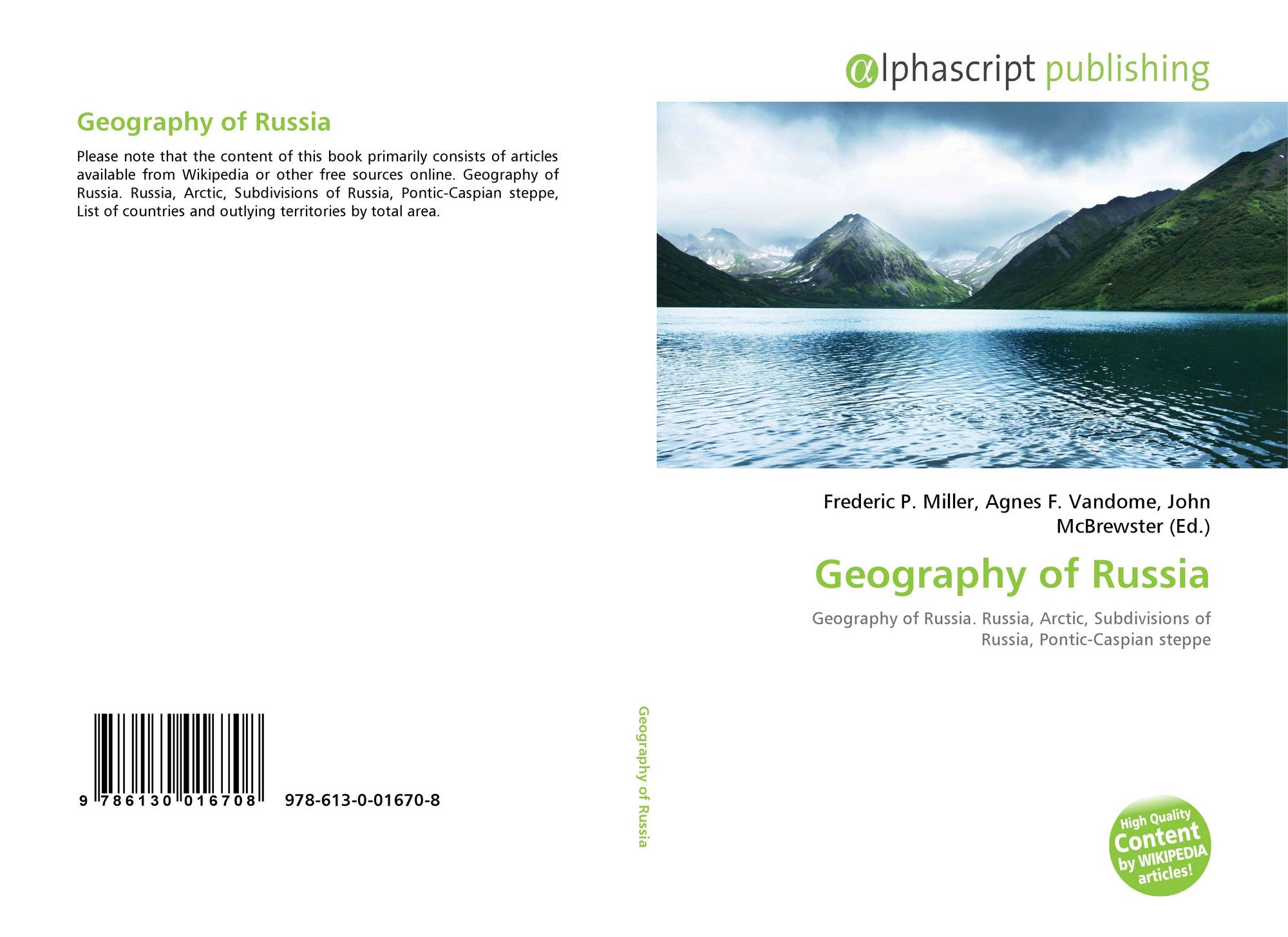 Geography of Russia, 978-613-0-01670-8, 6130016700 ,9786130016708