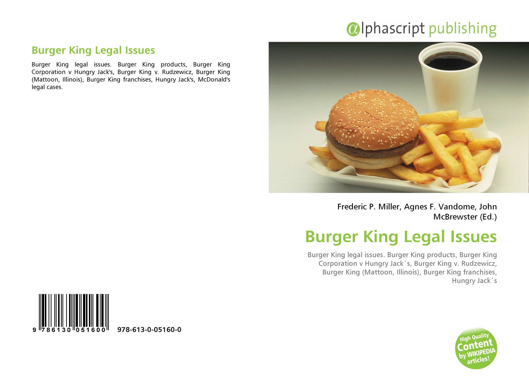 csr issue of burger king csr issue of burger king