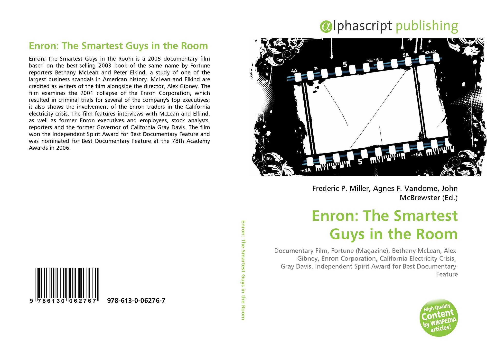 Enron The Smartest Guys In The Room 978 613 0 06276 7