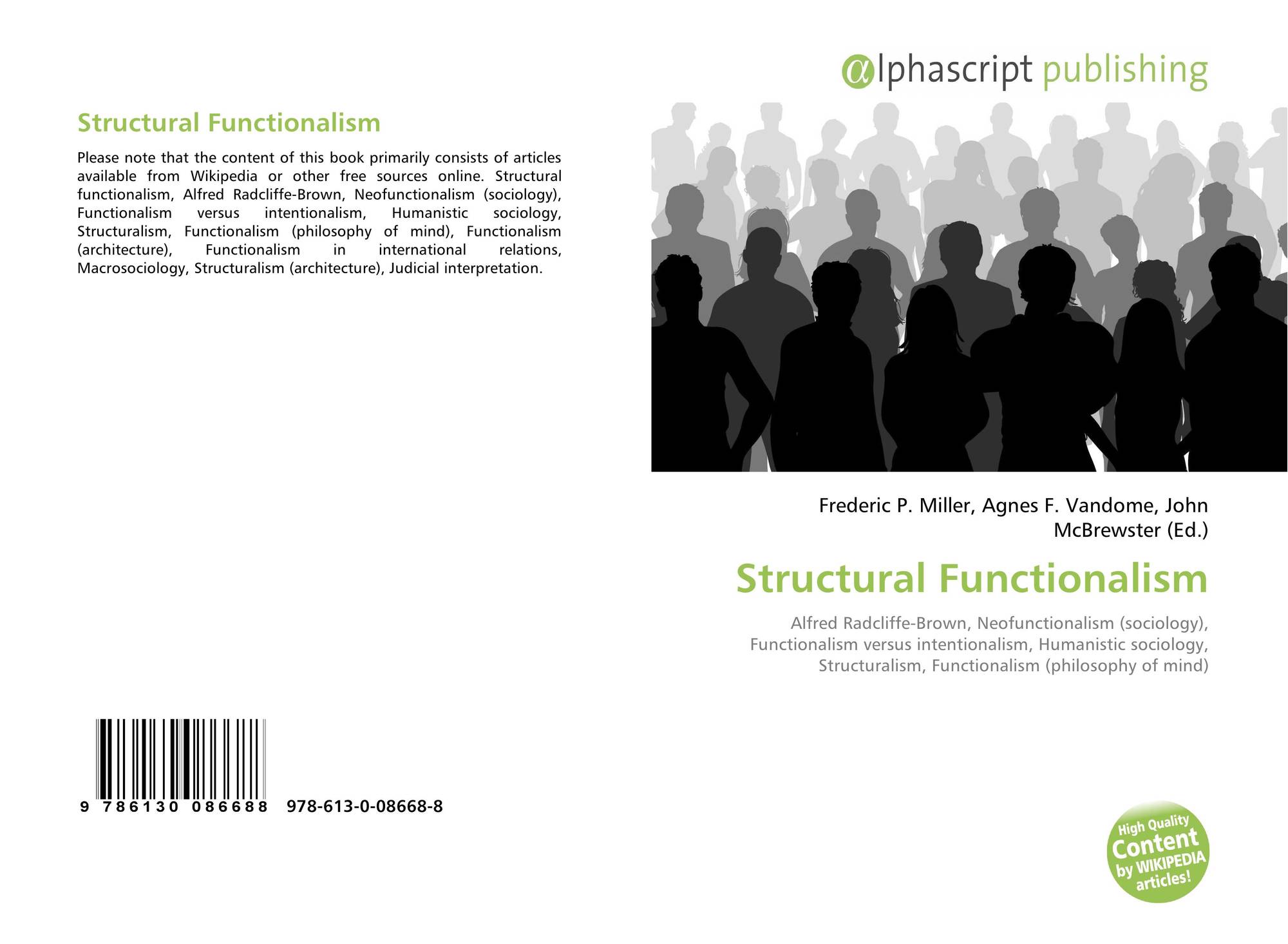 structural functionalism and systems theory