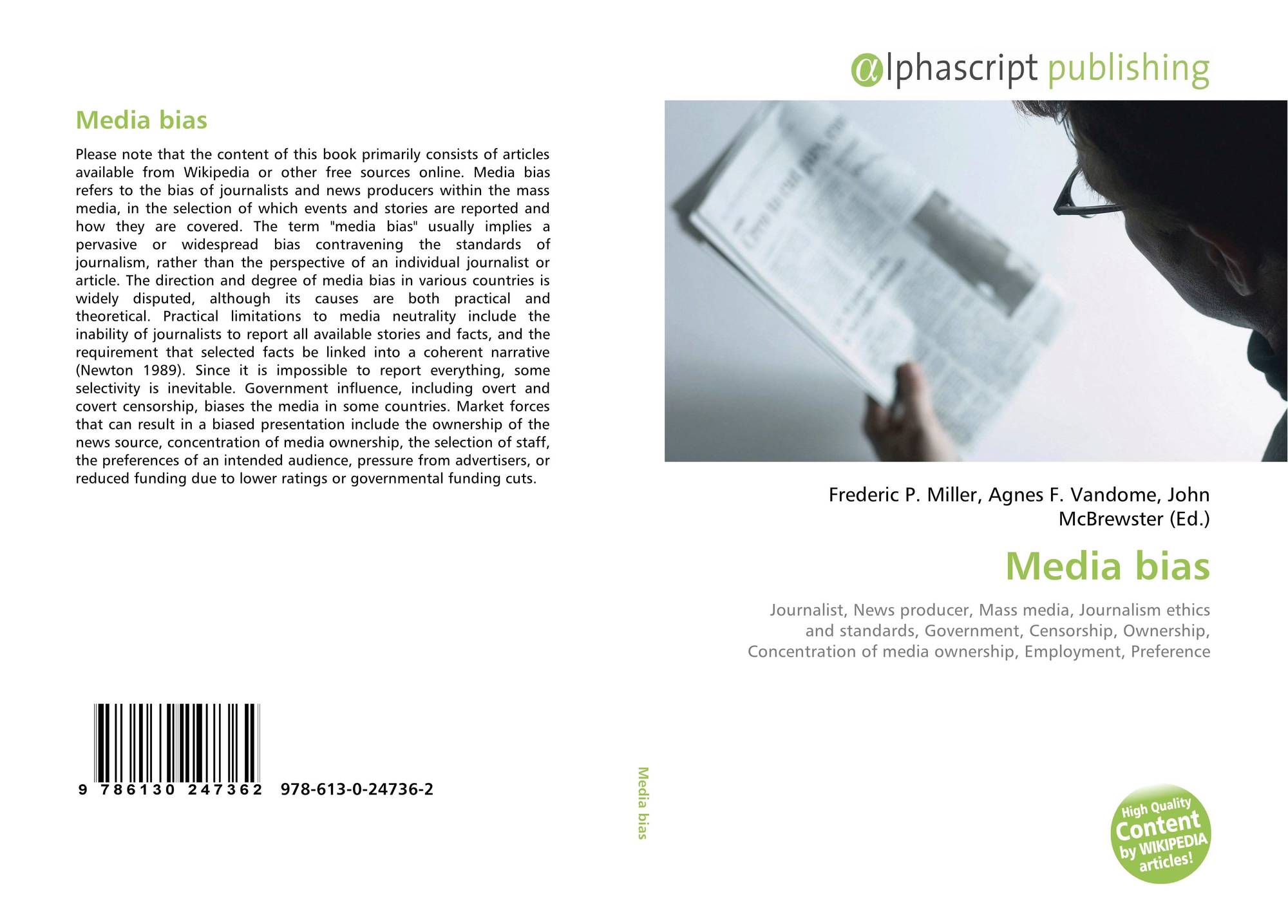 Bookcover Of Media Bias Bookcover Of Media Bias