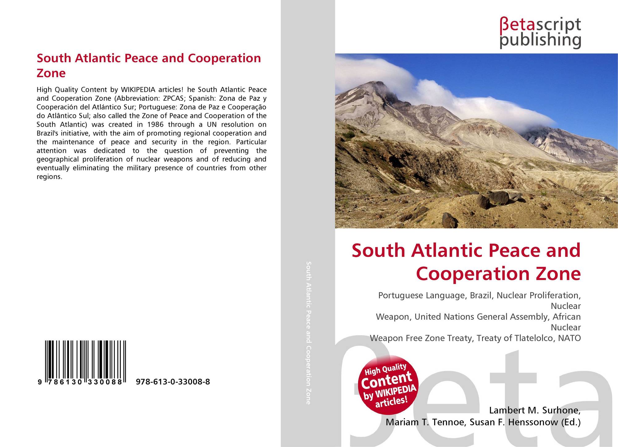South Atlantic Peace and Cooperation Zone, 9786130330088