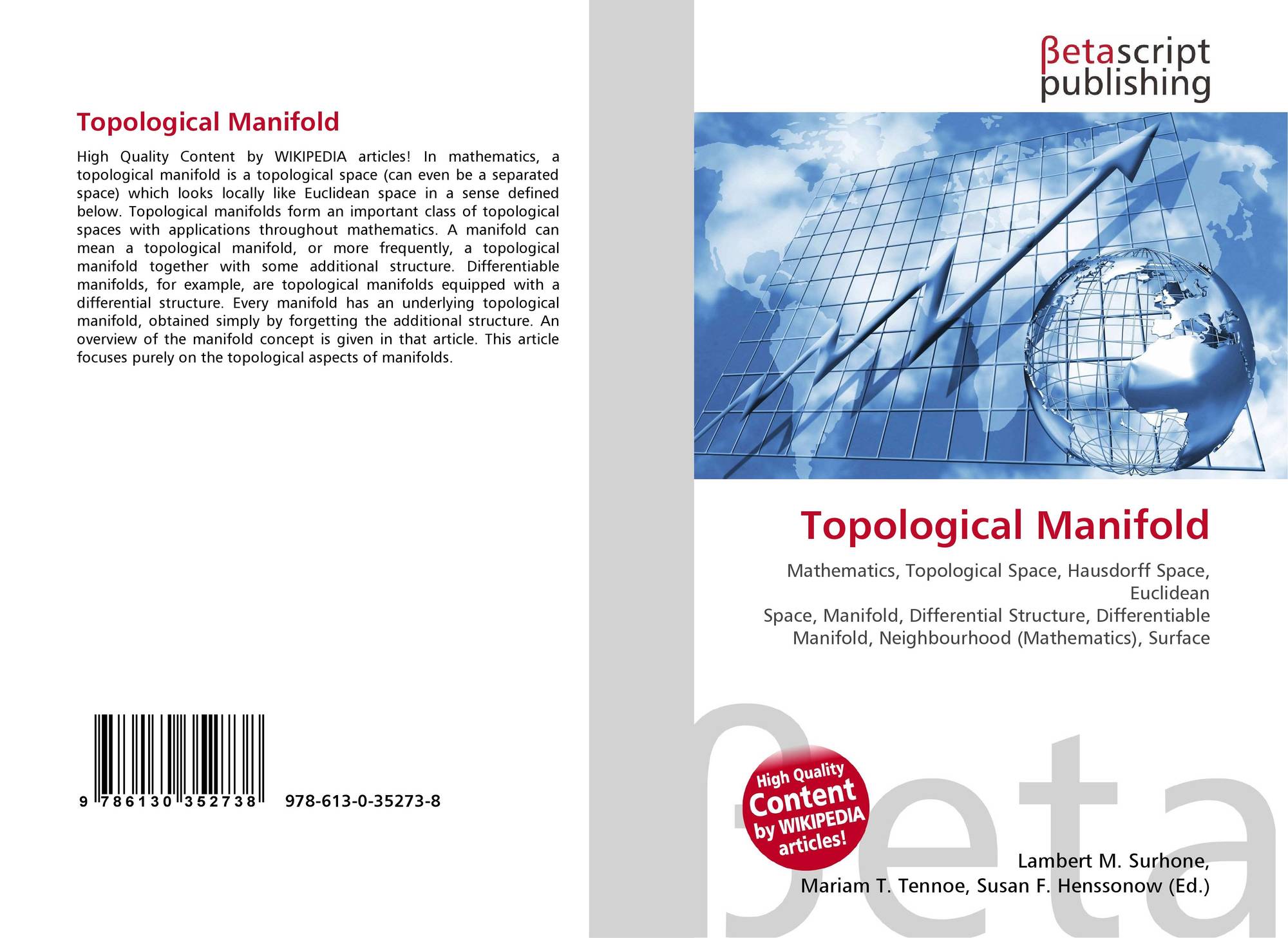 Topological Manifold, 9786130352738, 6130352735 ,9786130352738