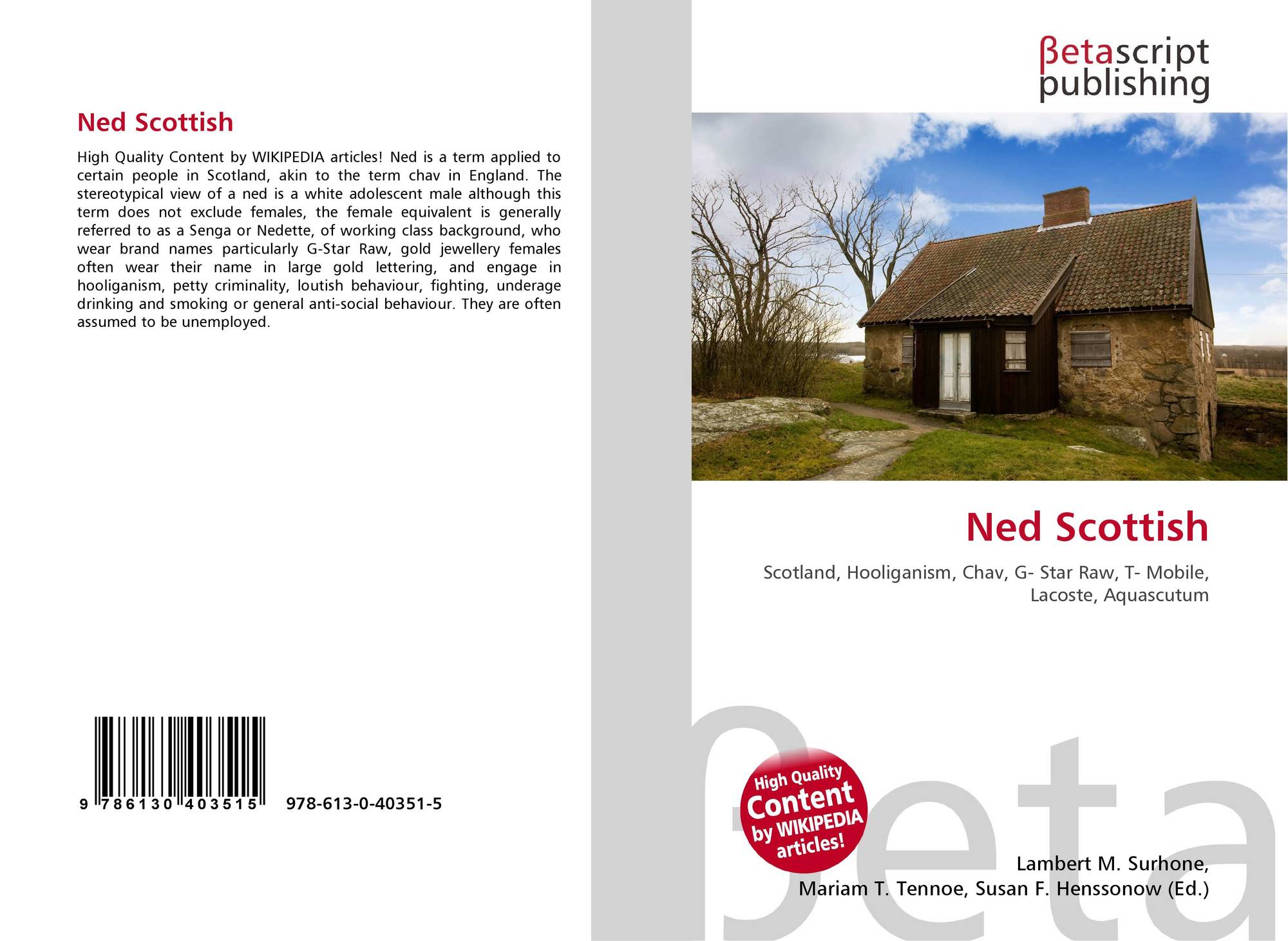 Ned Scottish 978 613 0 5