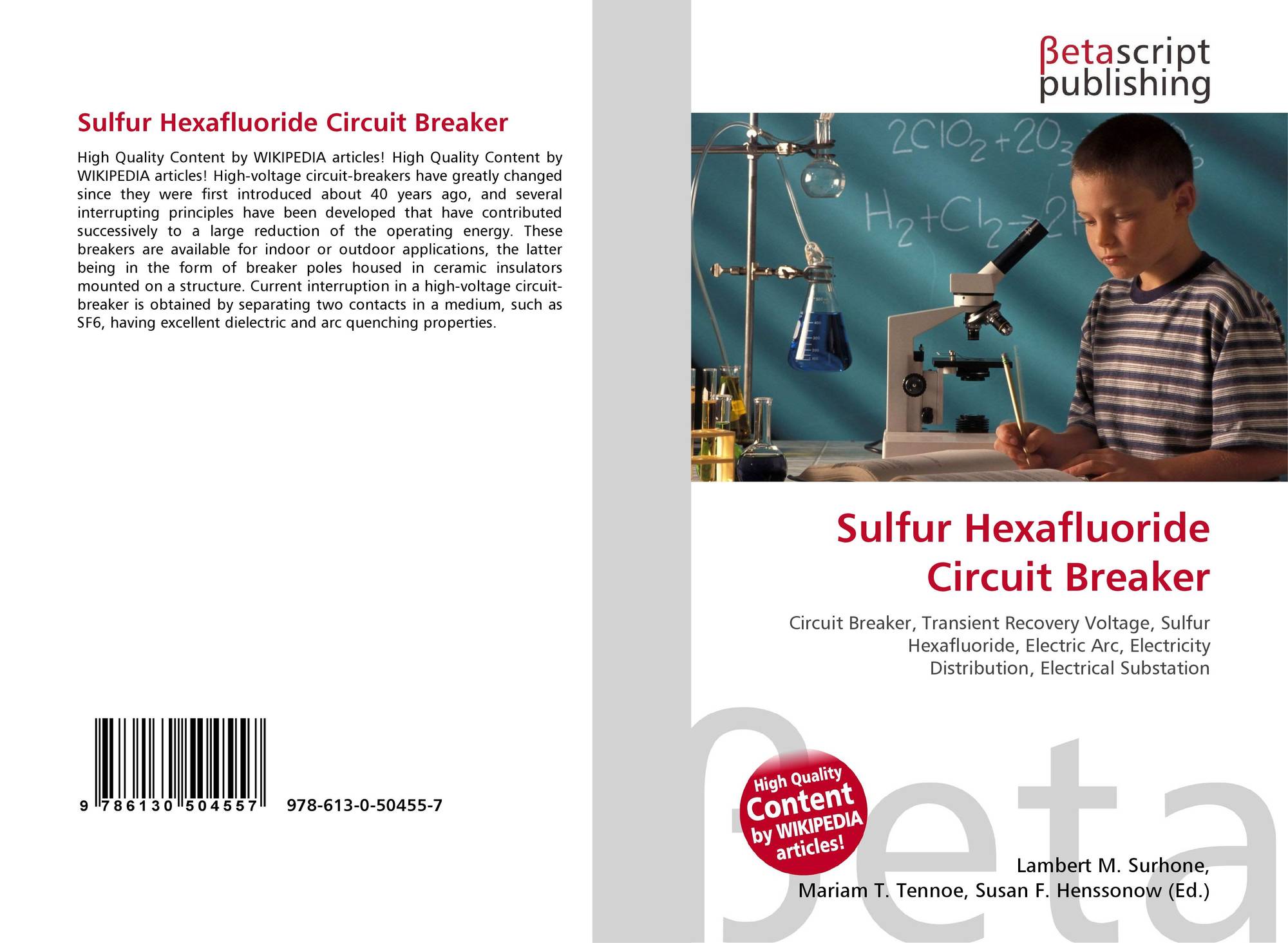 Sulfur Hexafluoride Circuit Breaker, 9786130504557, 6130504551