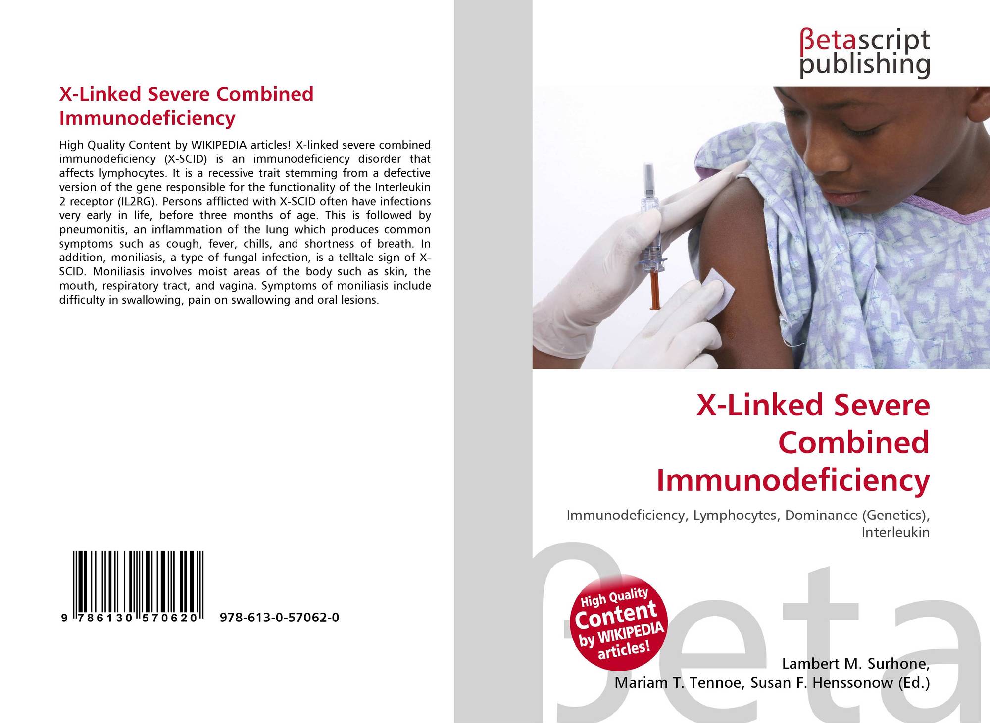 X-Linked Severe Combined Immunodeficiency, 978-613-0-57062-0 ...