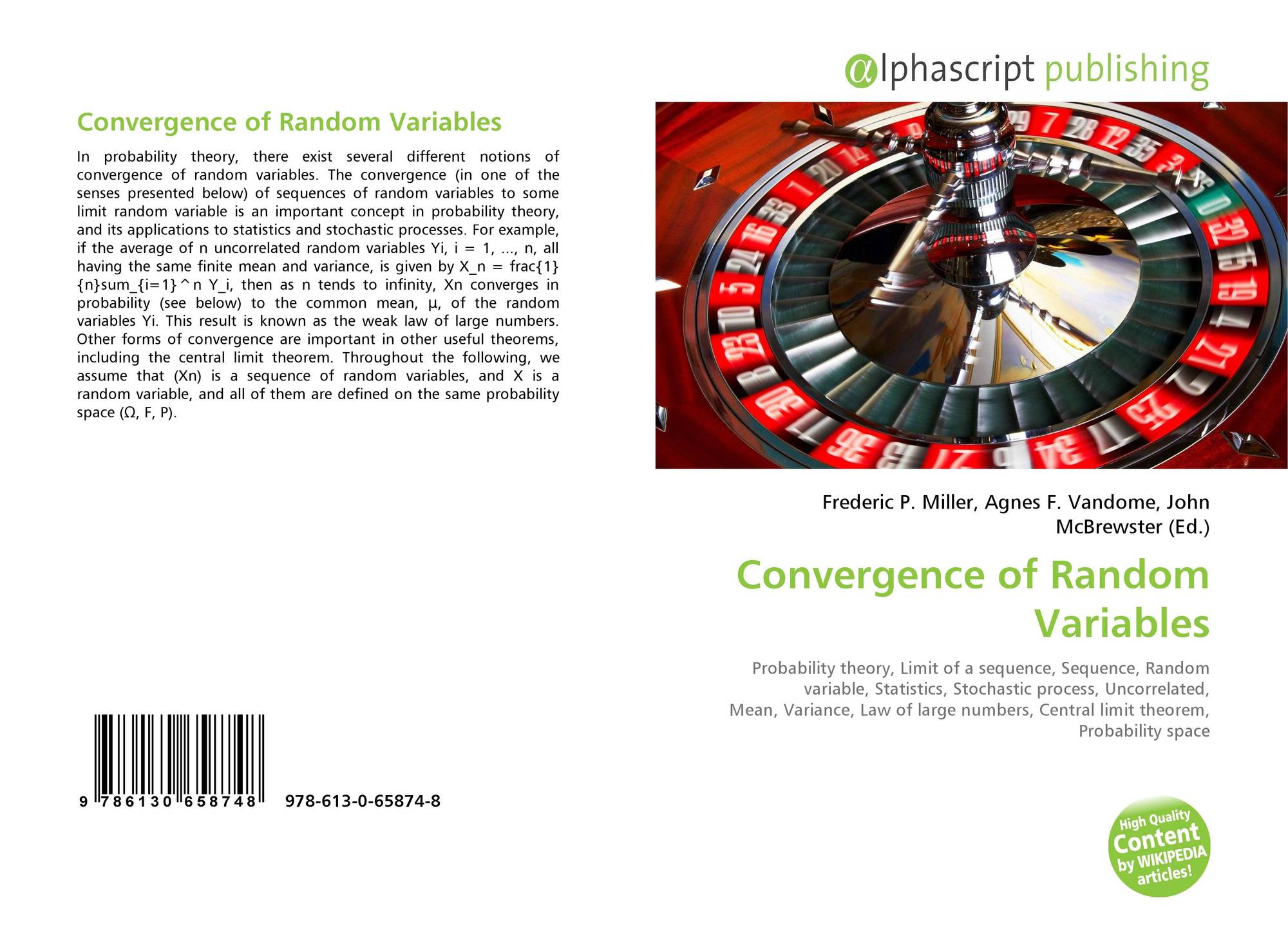 statistique random variable In statistics, numerical random variables represent counts and measurements they come in two different flavors: discrete and continuous, depending on the type of outcomes that are possible: discrete random variables. statistique random variable In statistics, numerical random variables represent counts and measurements they come in two different flavors: discrete and continuous, depending on the type of outcomes that are possible: discrete random variables.