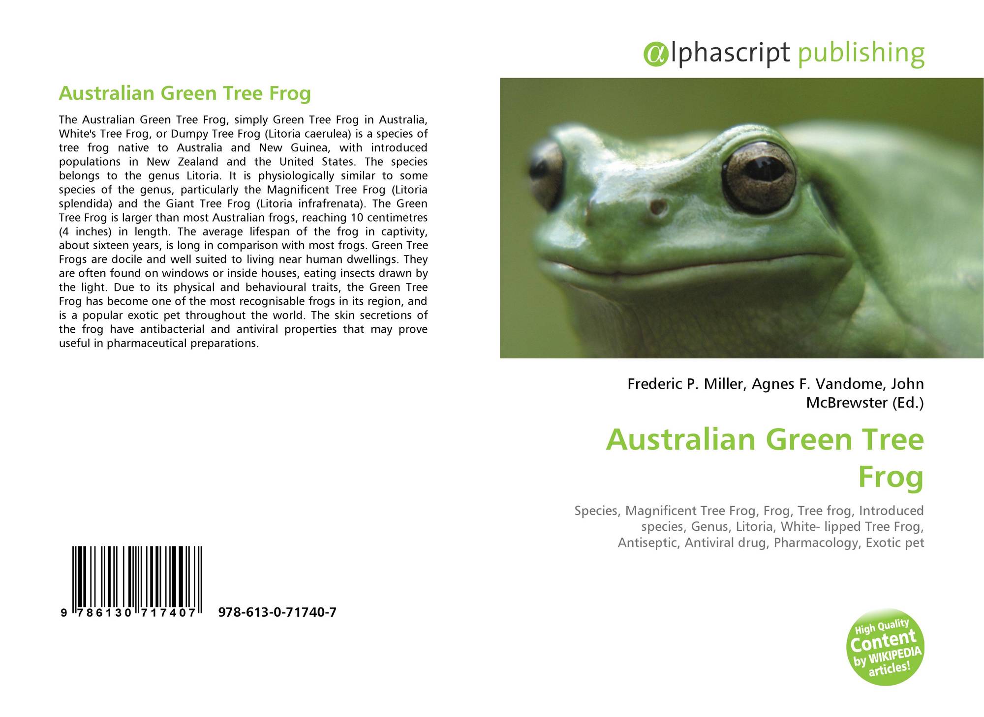 Green Frog, 978-613-0-71740-7, 6130717407 ,9786130717407
