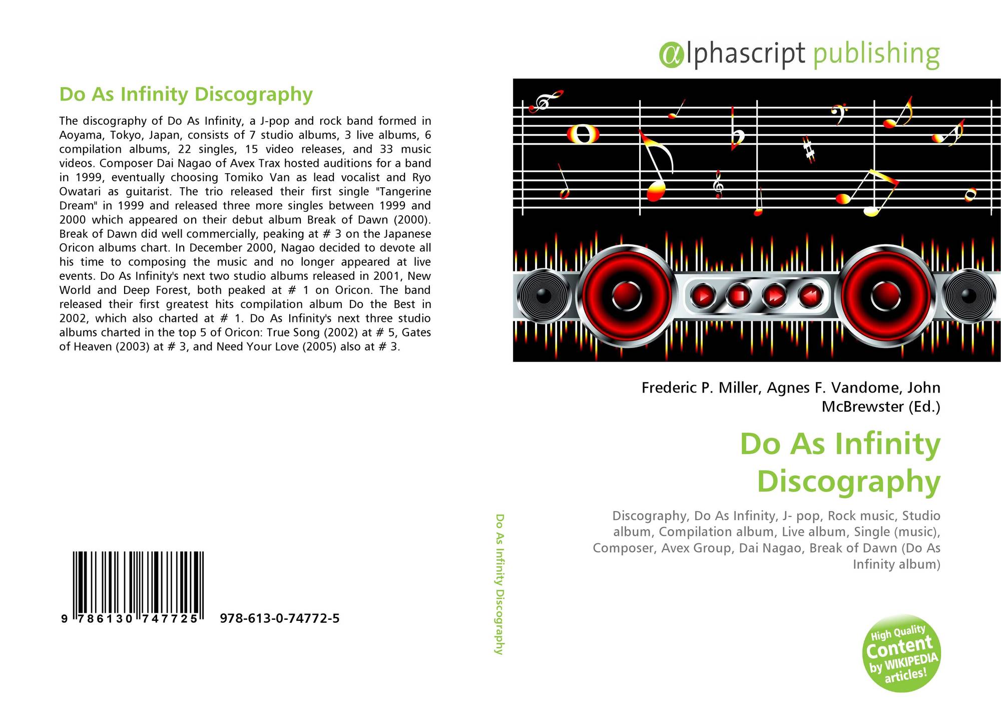 Do As Infinity Discography 978 613 0 5