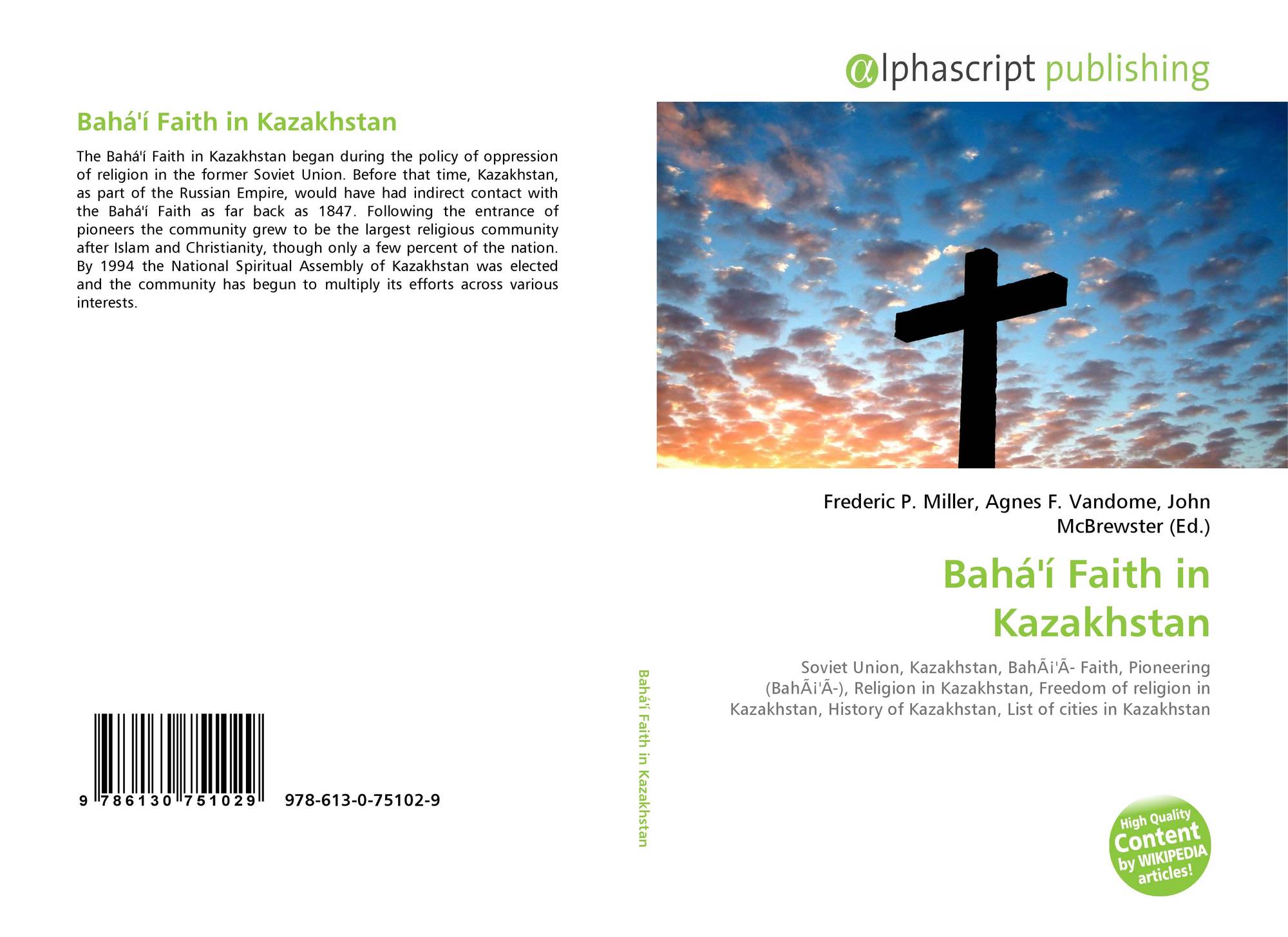 Baha I Faith In Kazakhstan 978 613 0 9
