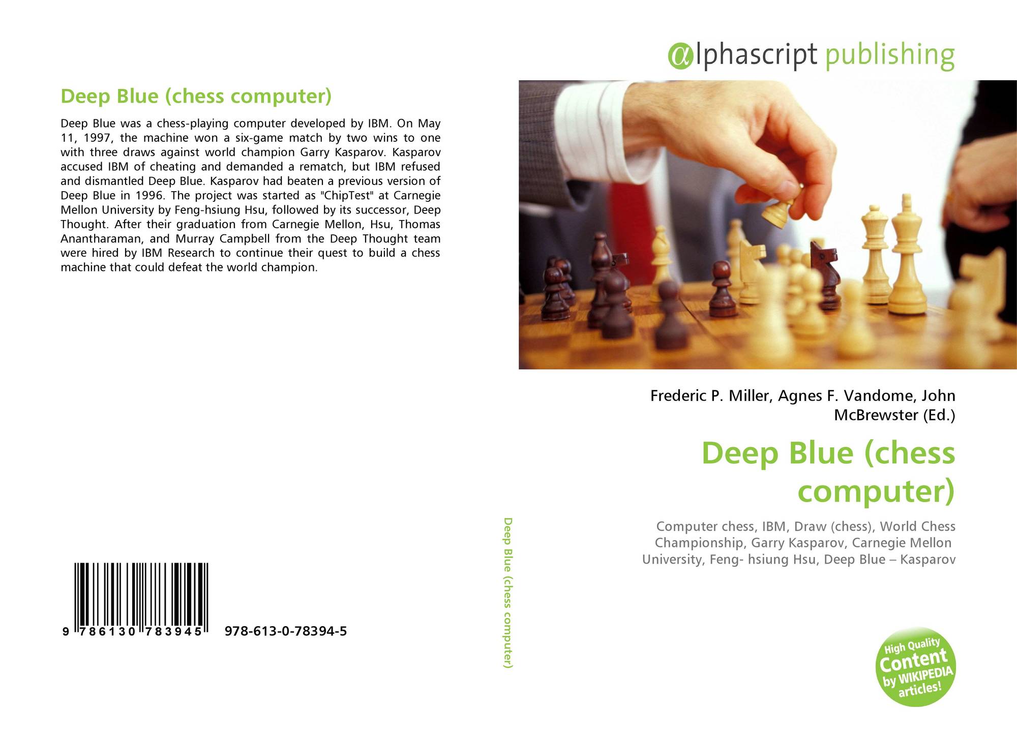 deep blue chess cmu