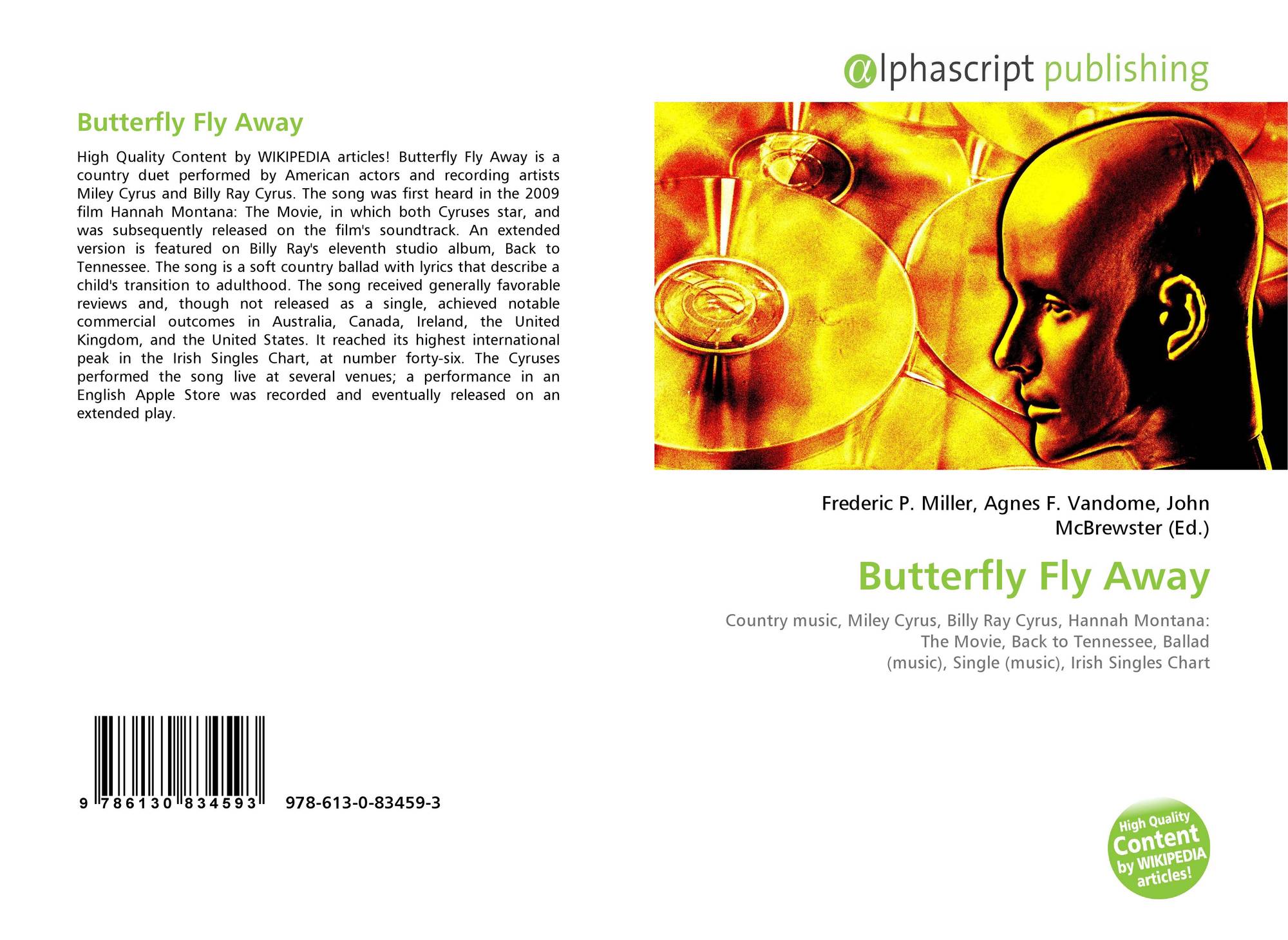 Butterfly Fly Away 978 613 0 83459 3 6130834594 9786130834593