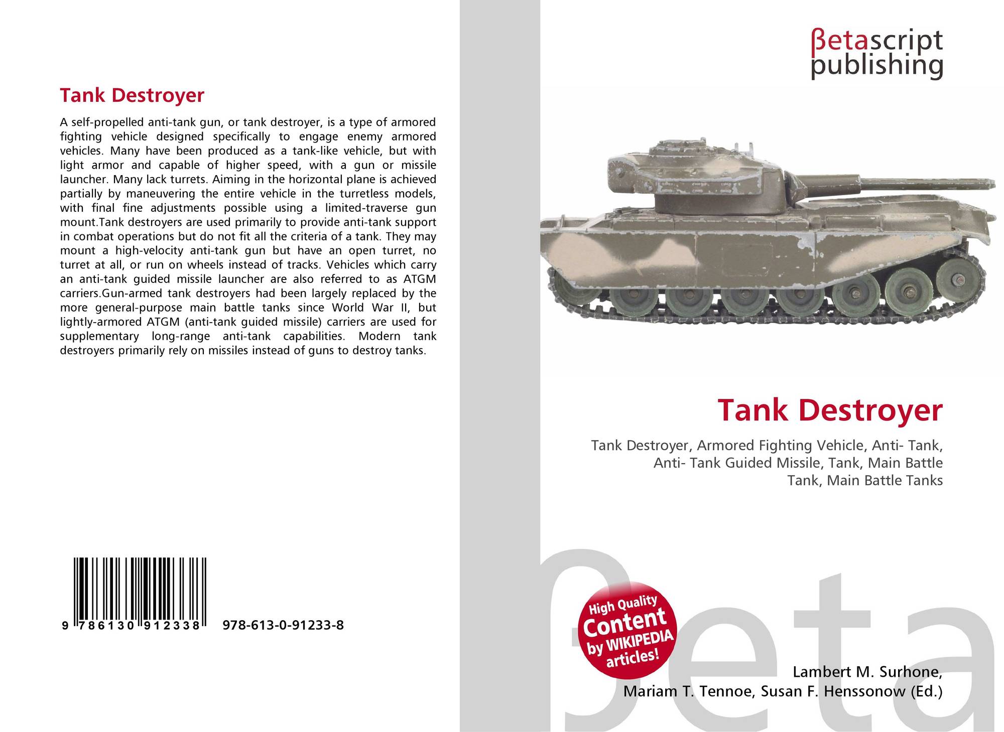 Tank Destroyer 978 613 0 8