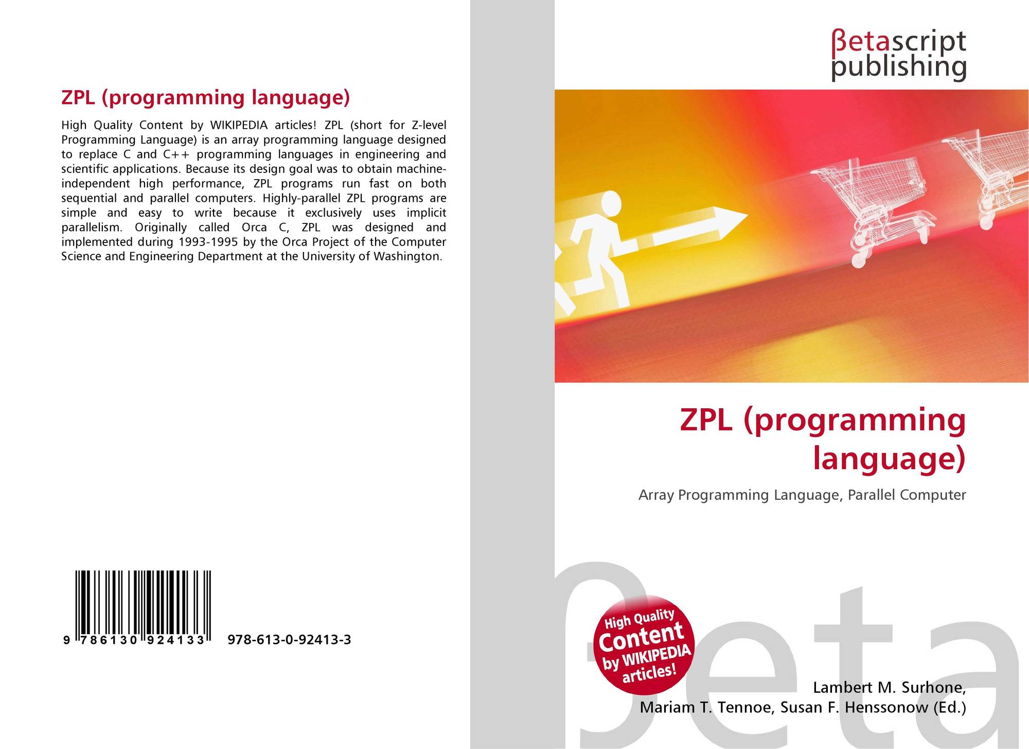 ZPL (programming language), 9786130924133, 6130924135 ,9786130924133