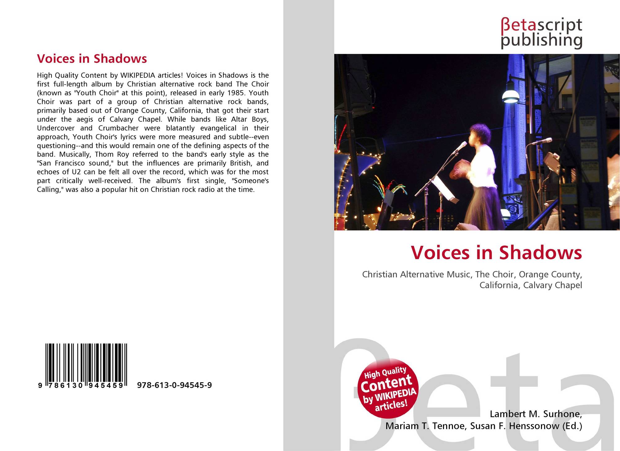Voices In Shadows 978 613 0 94545 9 6130945450 9786130945459