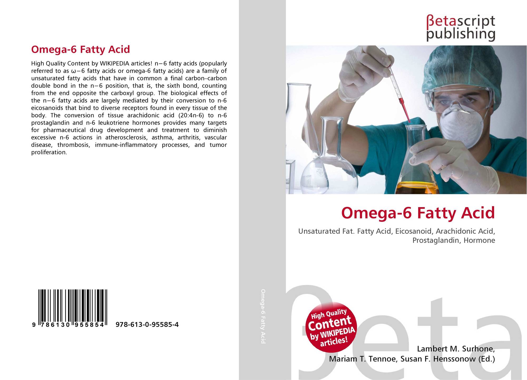Omega-6 Fatty Acid, 978-613-0-95585-4, 6130955855 ,9786130955854