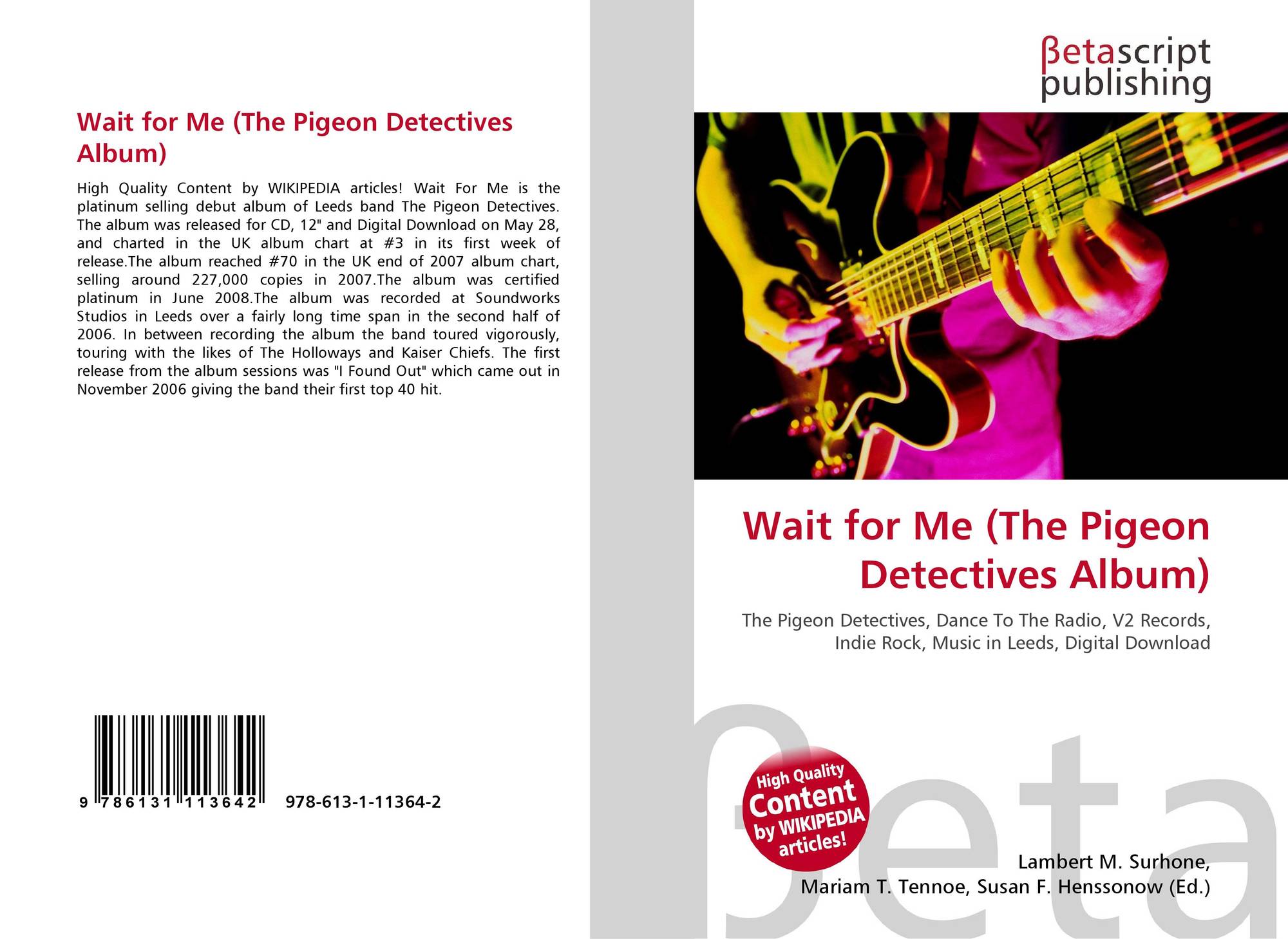 The Pigeon Detectives Release Limited Edition Wait For Me Deluxe Vinyl Sunshine Hq Music Media Entertainment Solutions