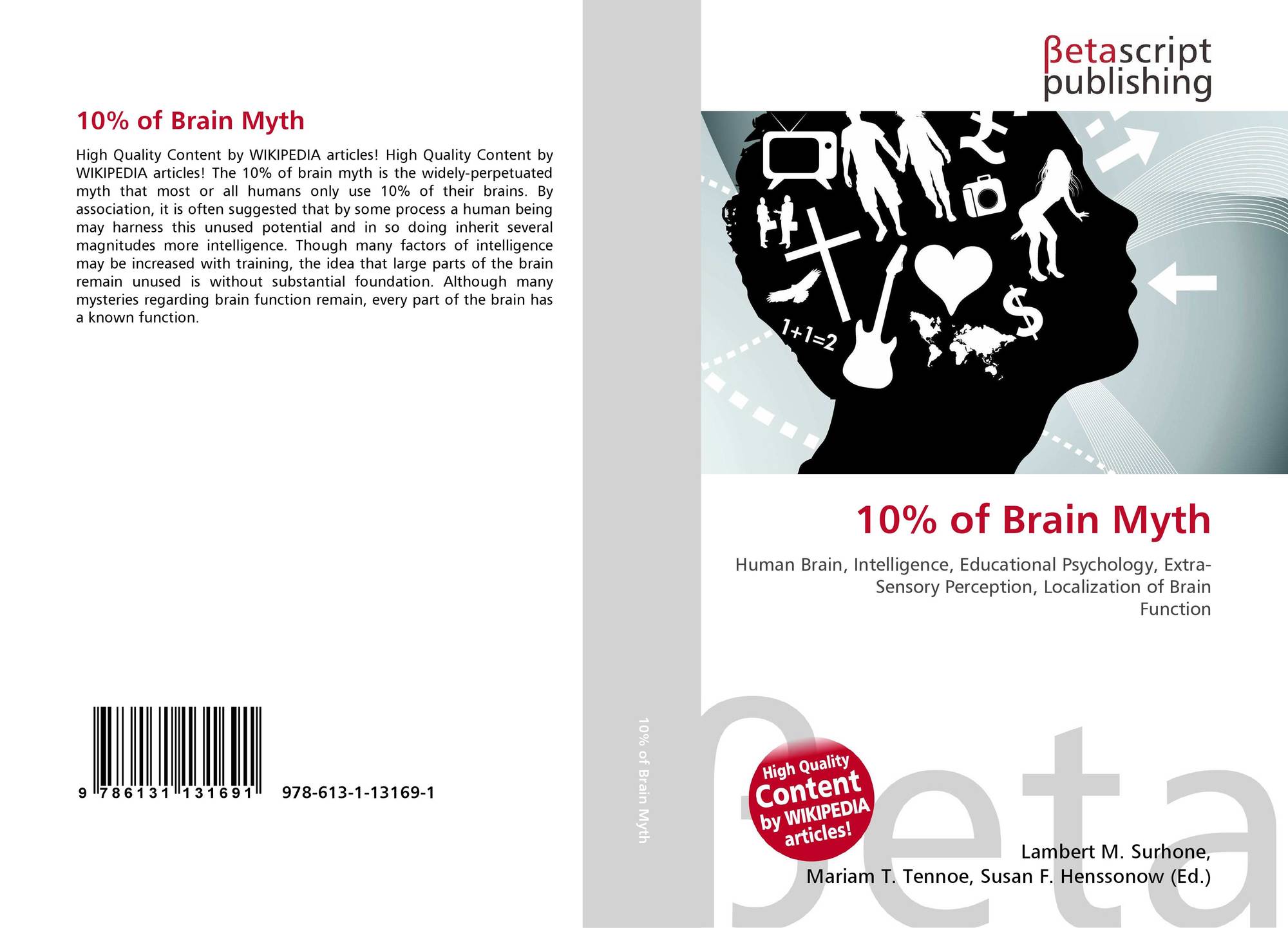 10% Of Brain Myth, 978-613-1-13169-1, 6131131694 ,9786131131691