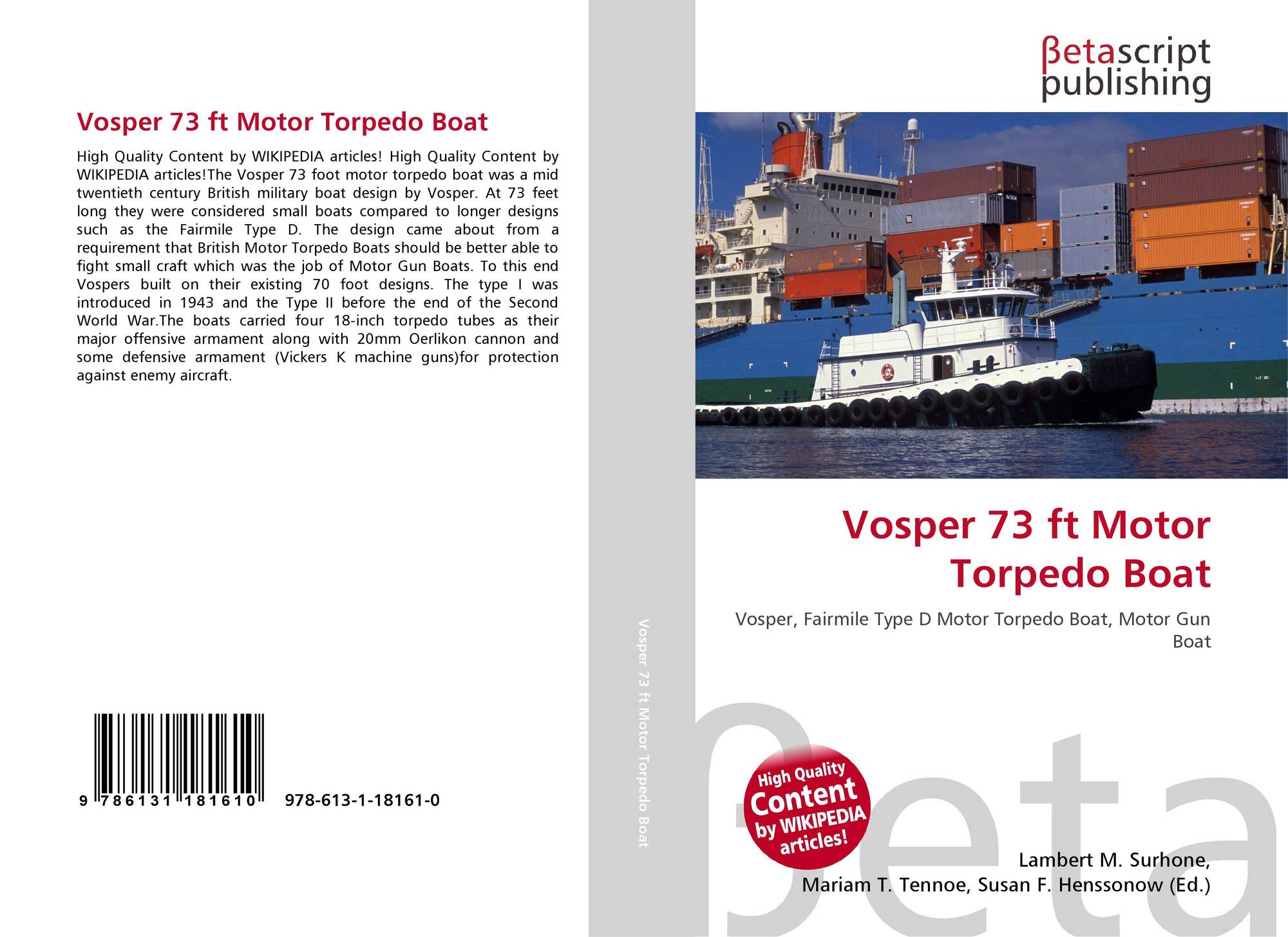 Vosper 73 ft Motor Torpedo Boat
