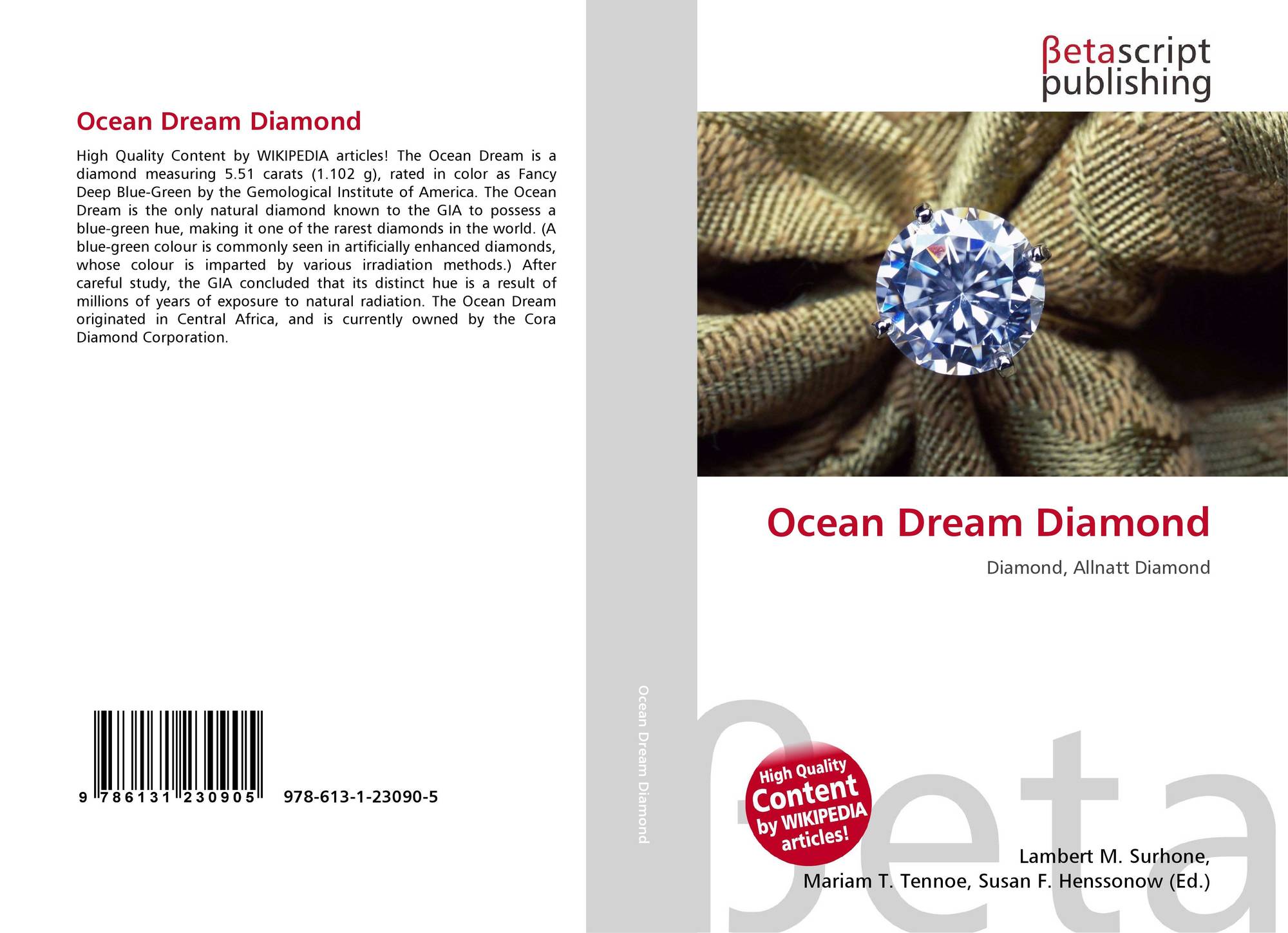 Ocean Dream Diamond, 9786131230905, 6131230900