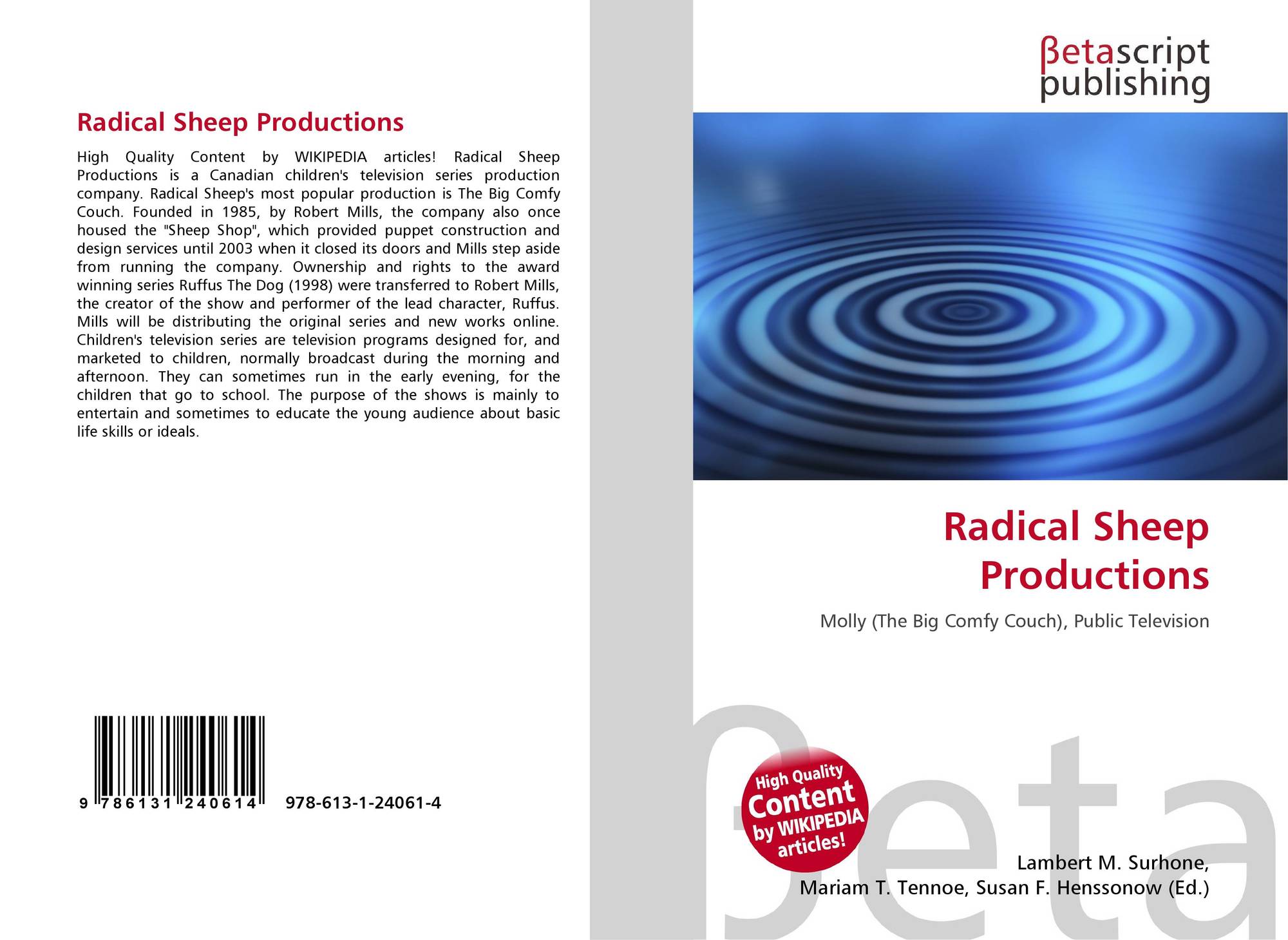 Radical Sheep Productions 978 613 1 24061 4 6131240612