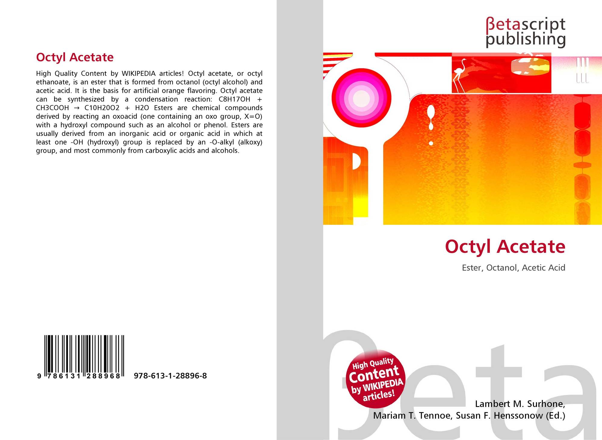 Octyl Acetate 978 613 1 28896 8 6131288968 9786131288968