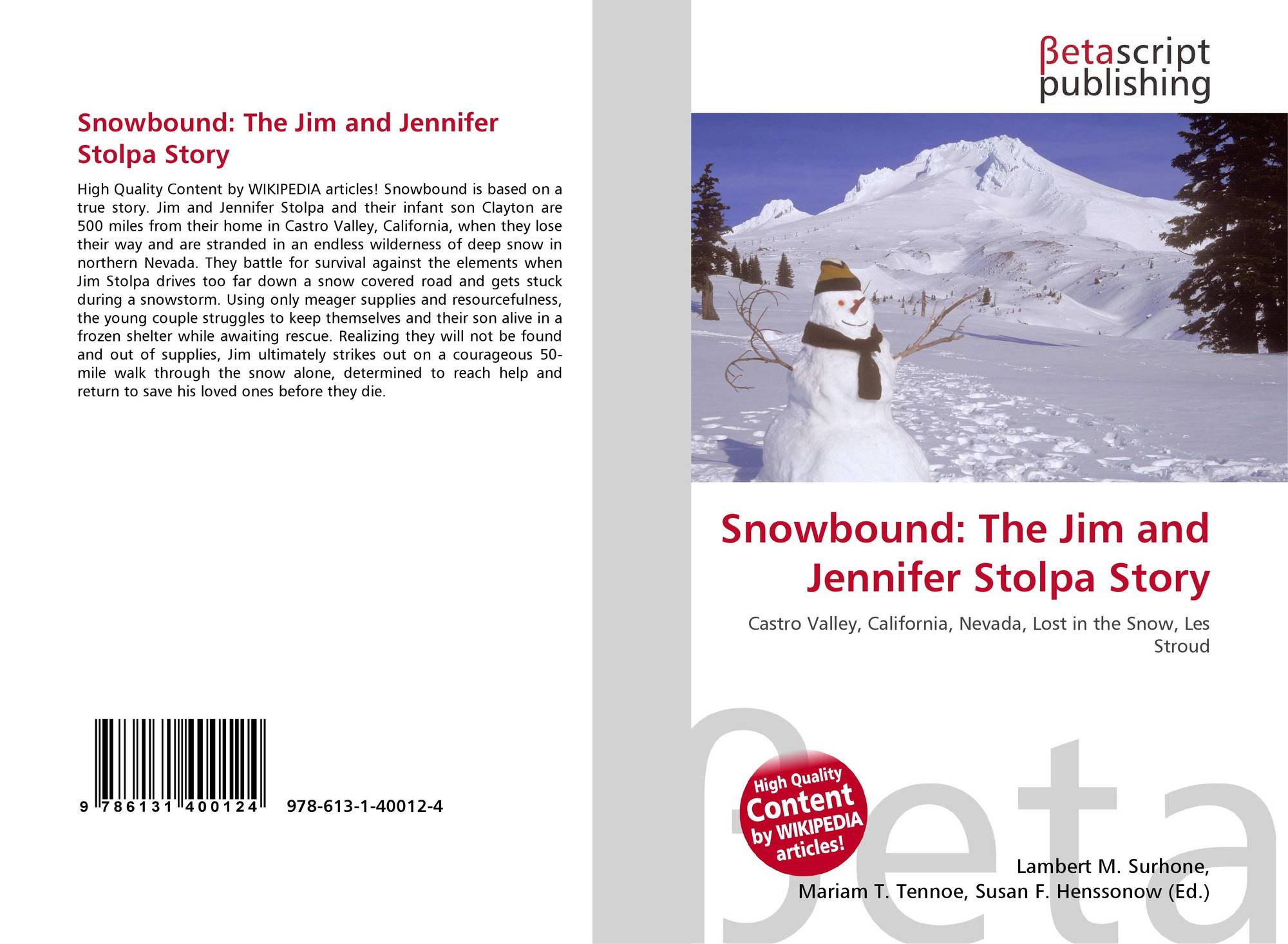 Jennifer pictures and jim stolpa Snowbound: The