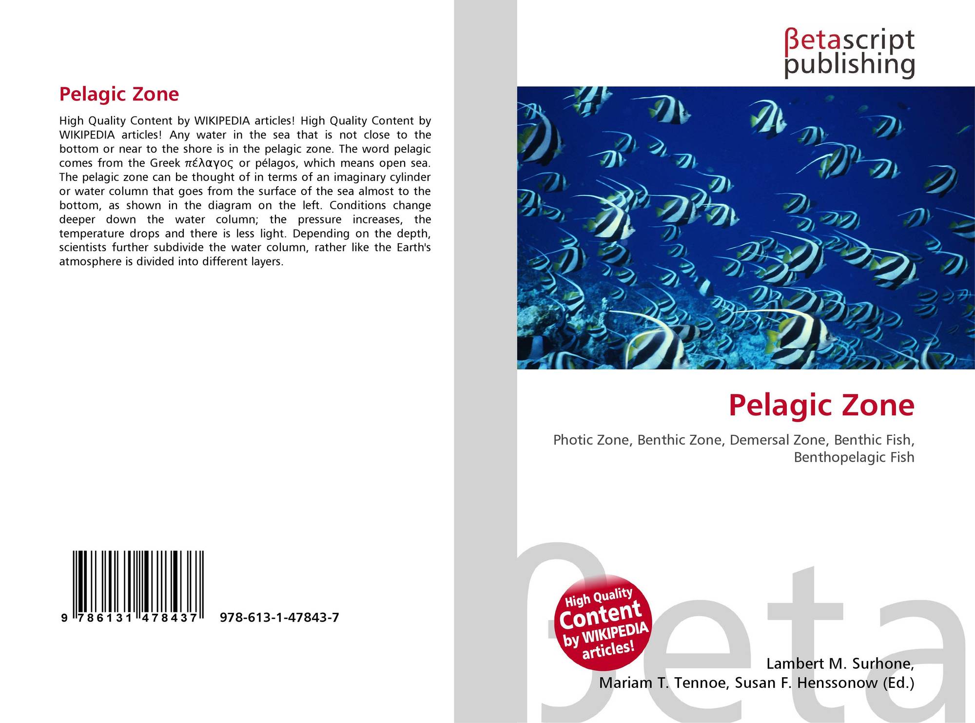 pelagic zone 978 613 1 47843 7 6131478430 9786131478437 pelagic zone