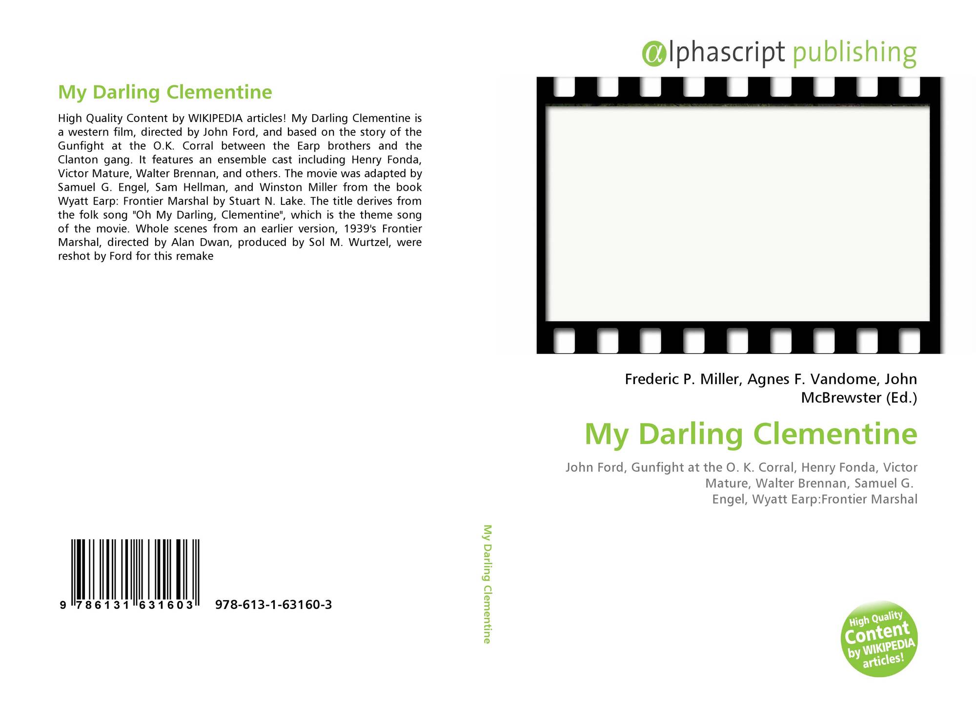 My Darling Clementine 978 613 1 3