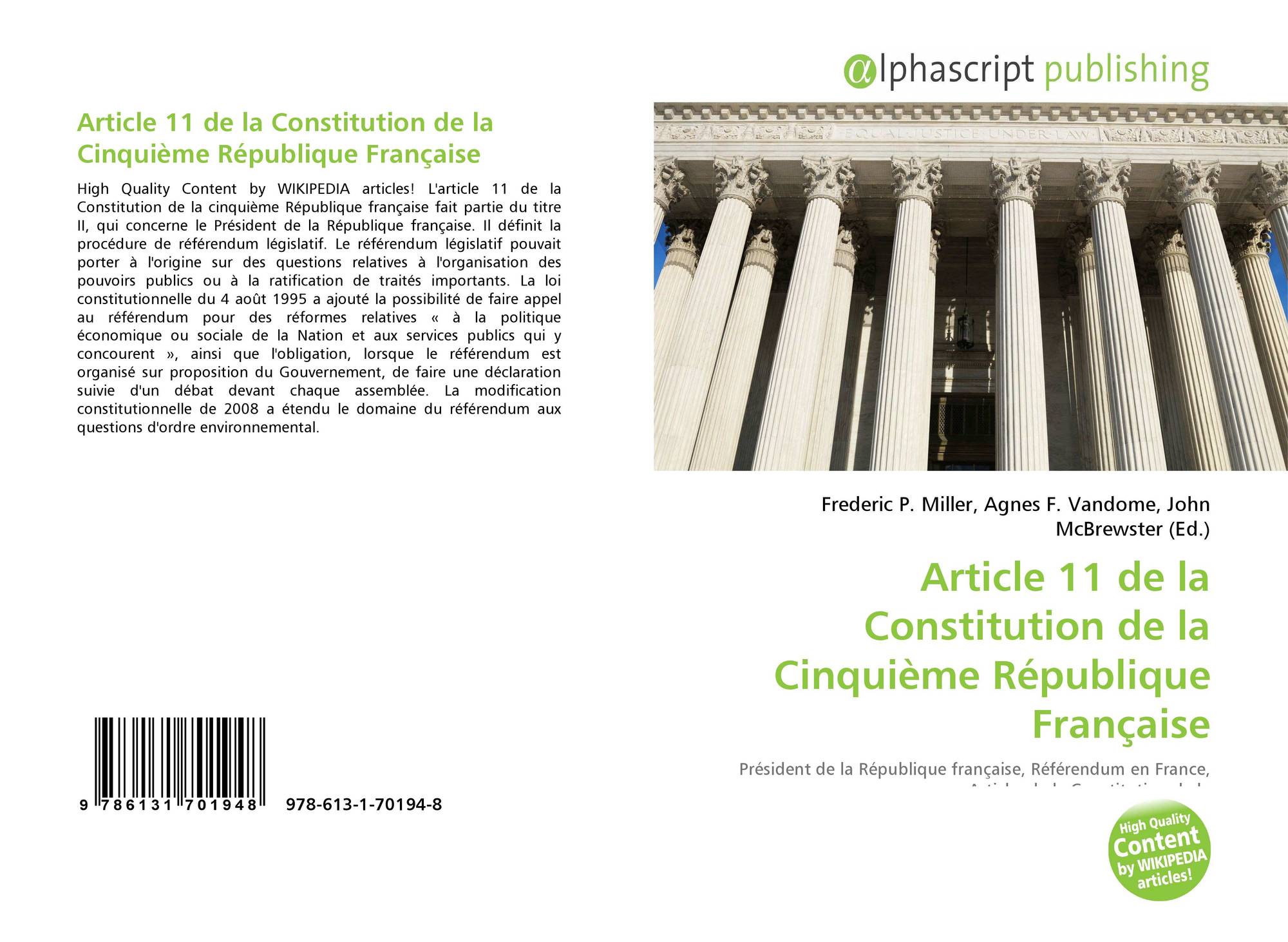 L Article 61 1 De La Constitution