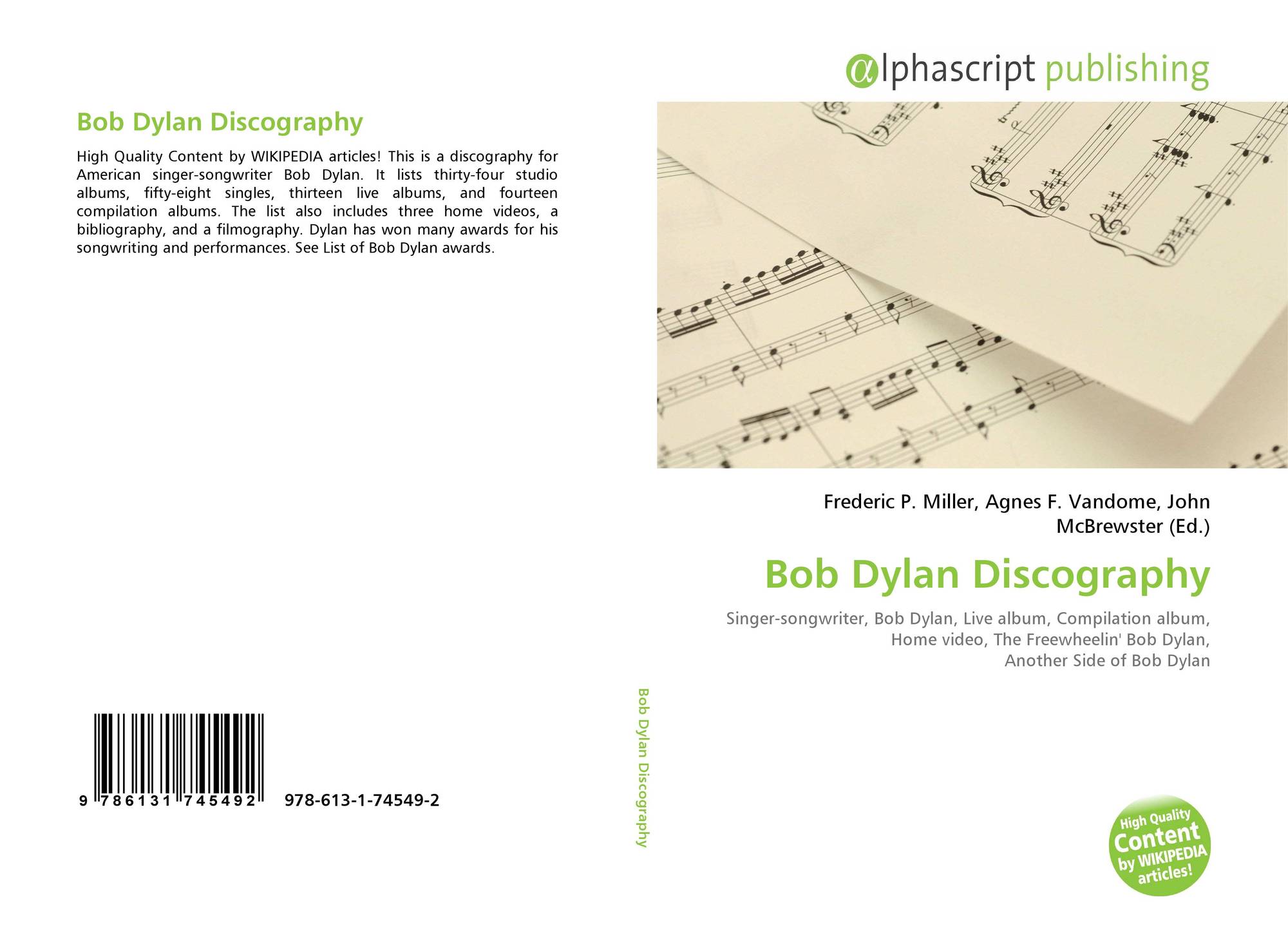 bob dylan discography numberd