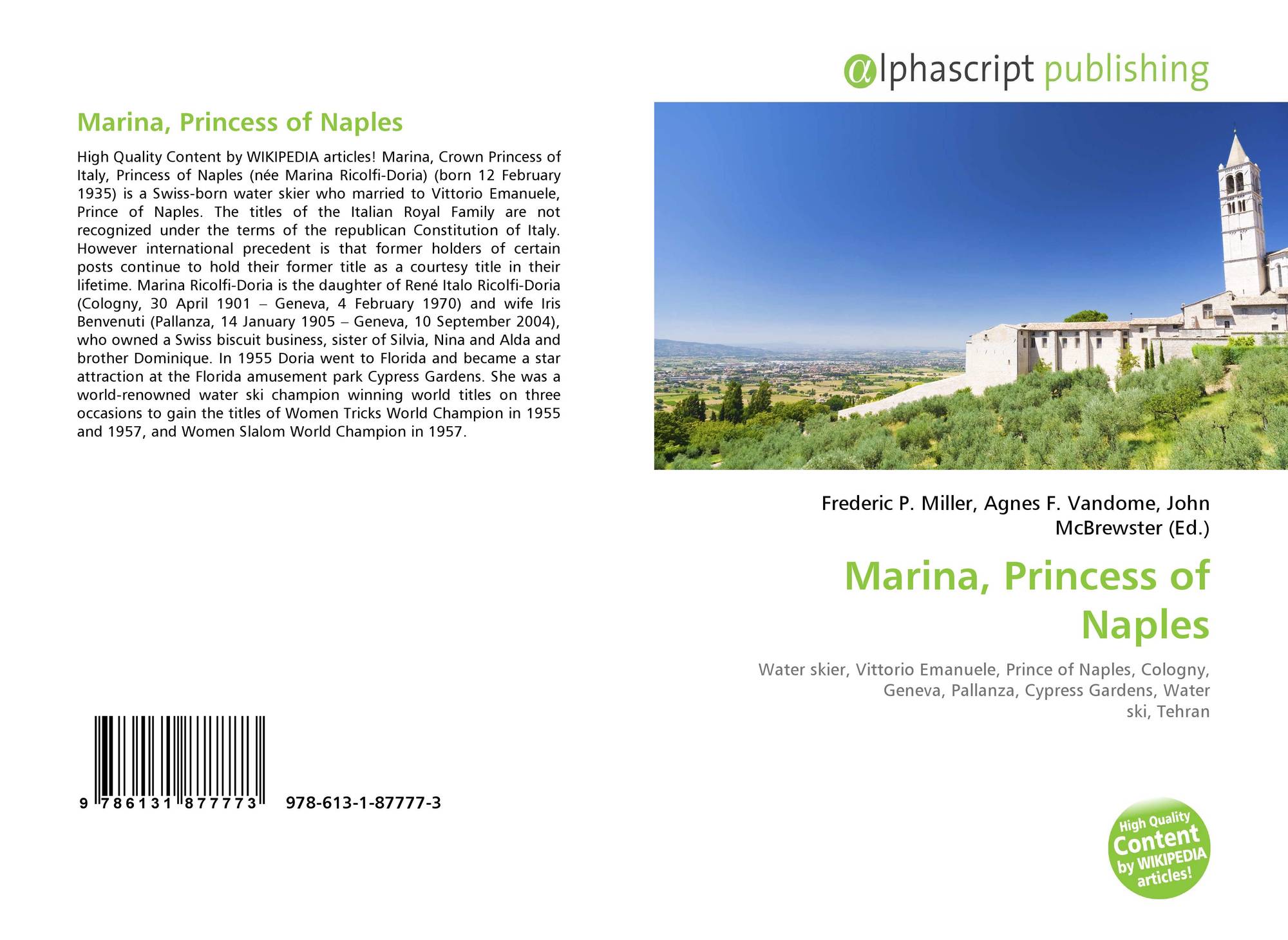 Marina Princess Of Naples 978 613 1 87777 3 6131877777