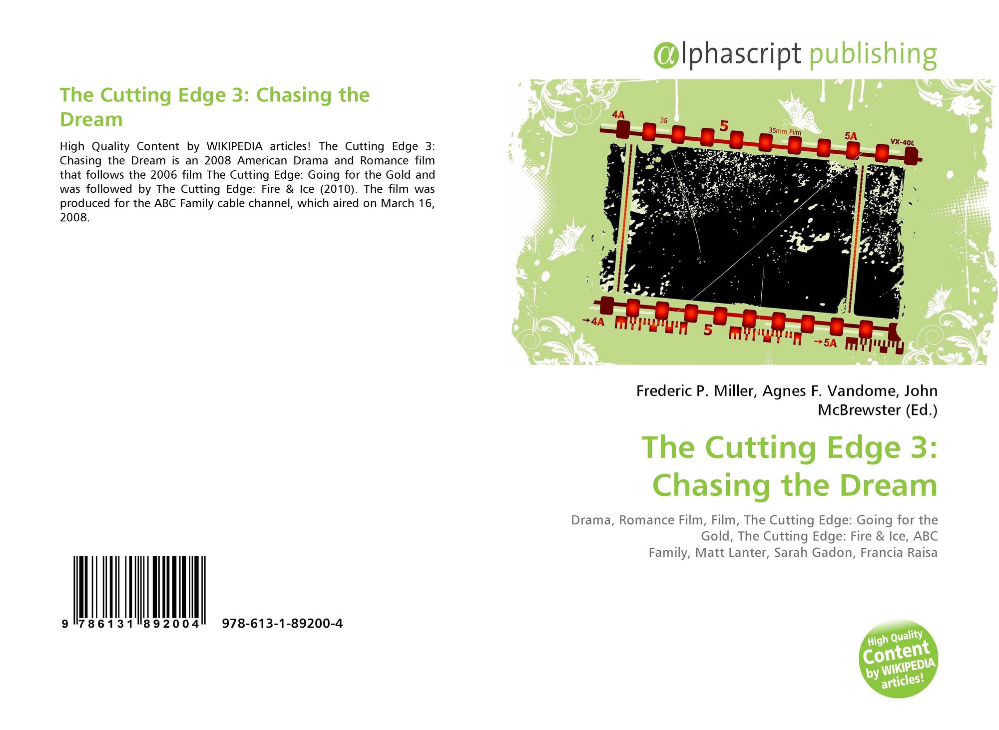 The Cutting Edge 3 Chasing The Dream 978 613 1 0 4