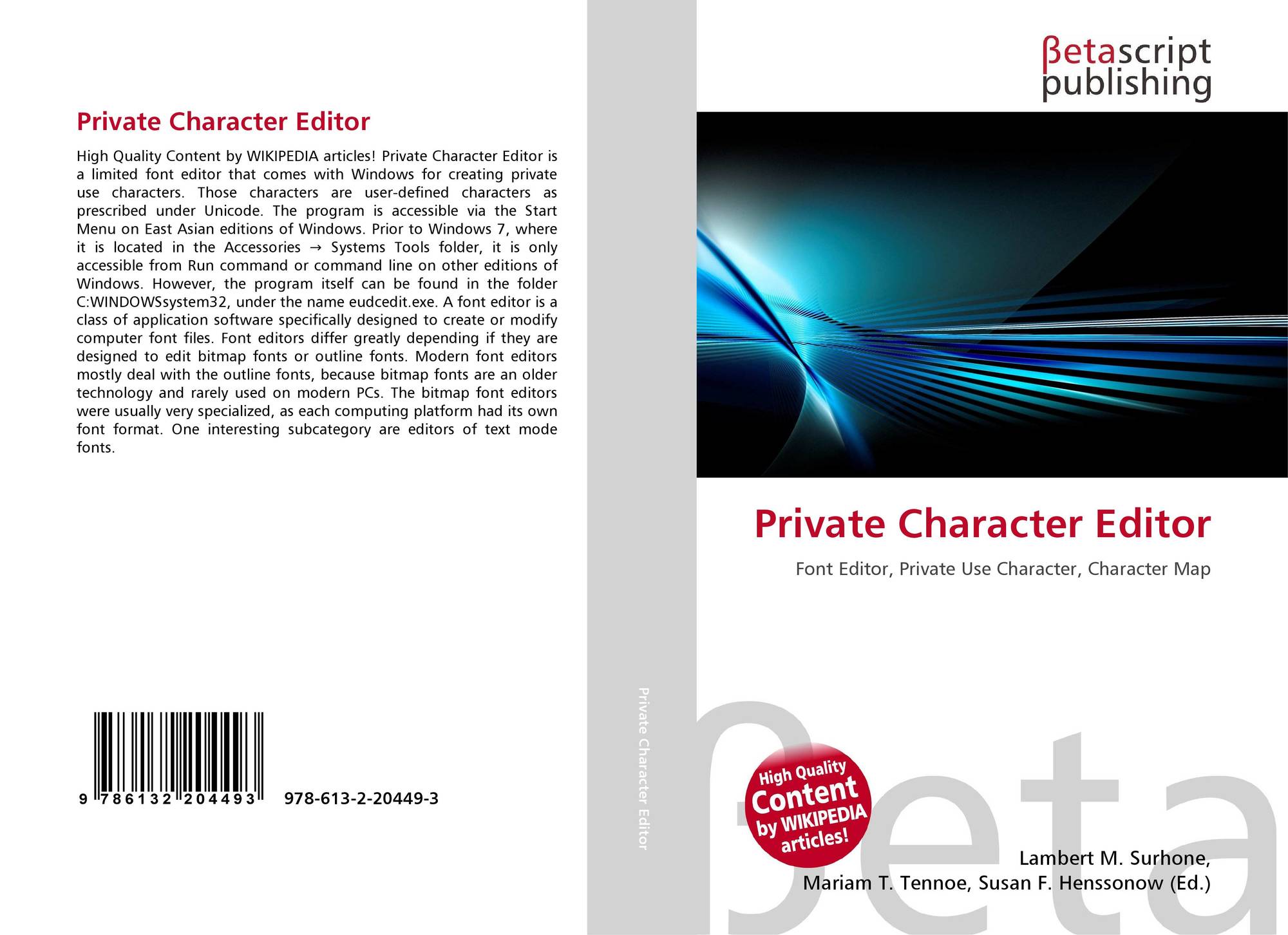 private character editor