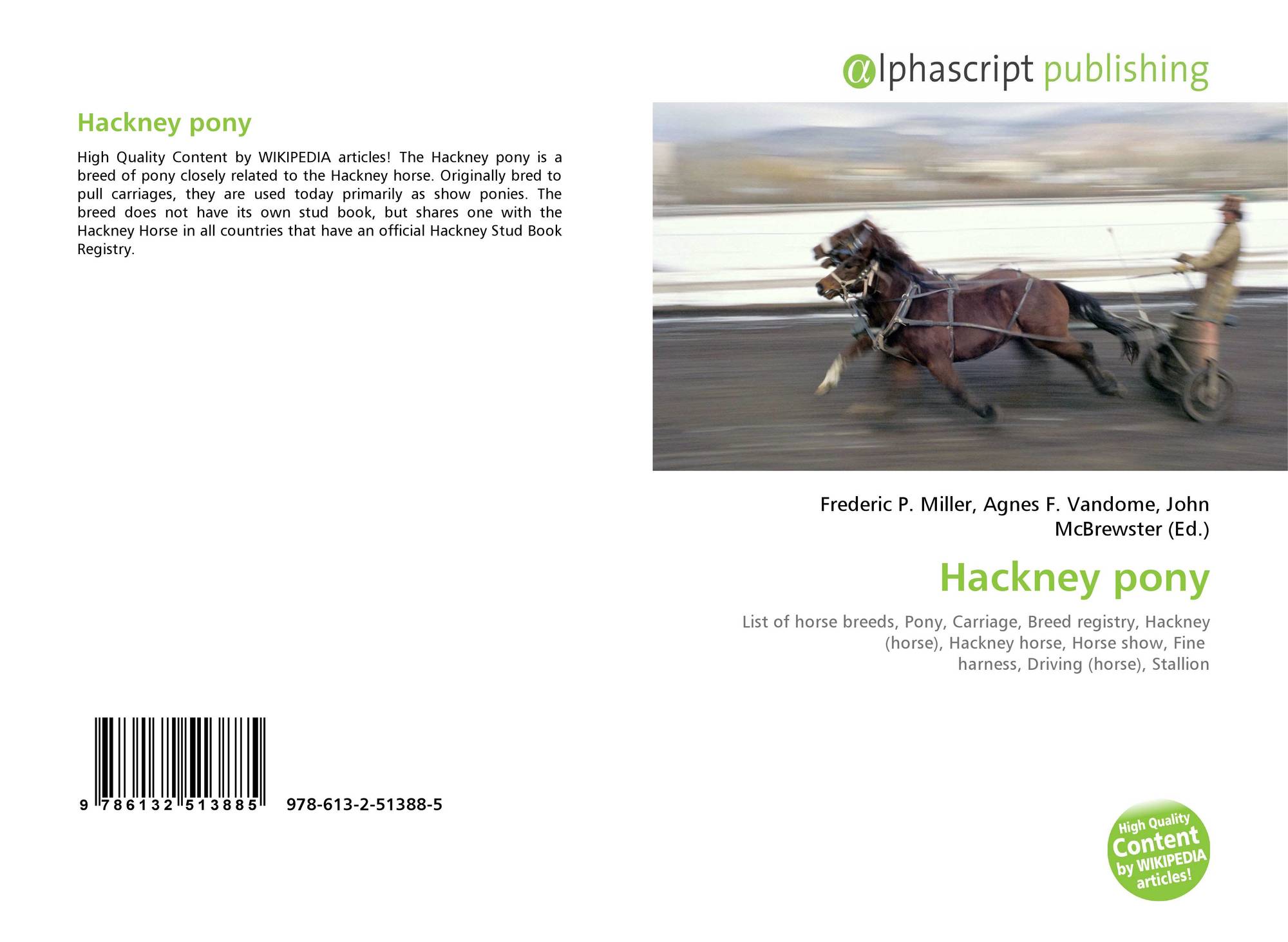 Hackney Pony 978 613 2 513 5