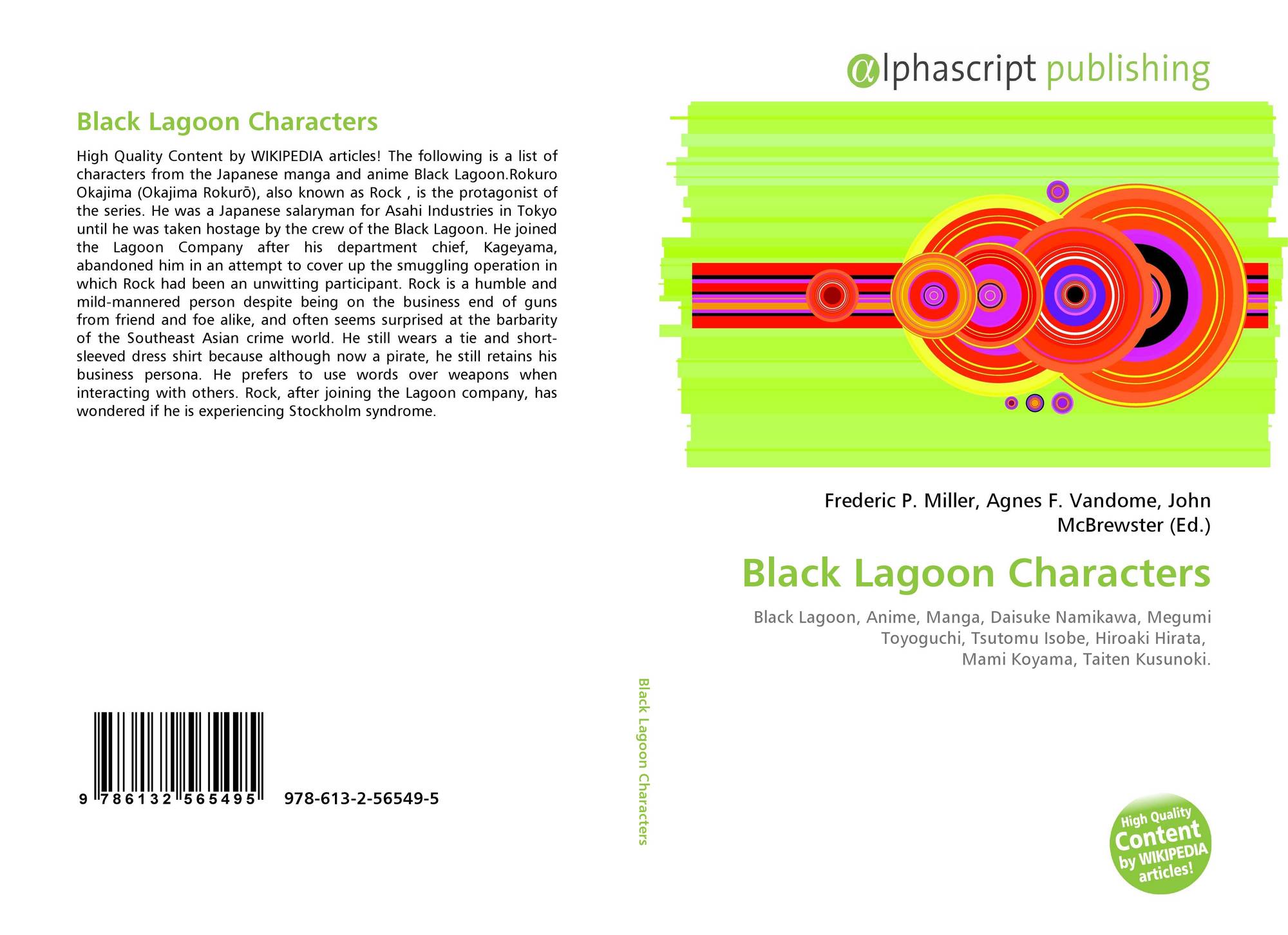 Black Lagoon Characters 978 613 2 5