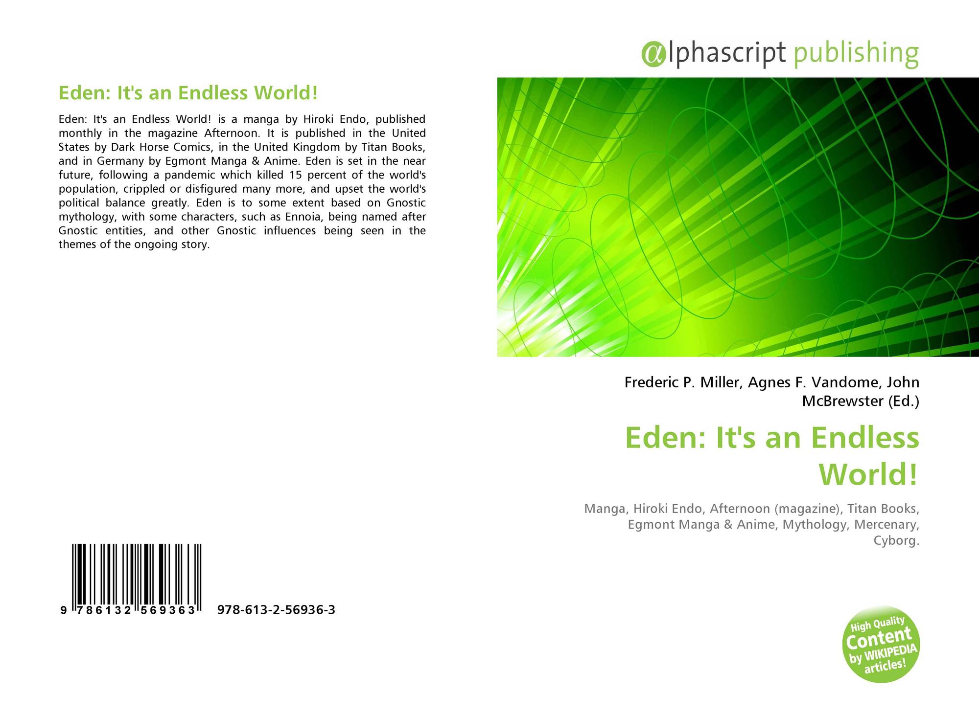 Eden It S An Endless World 978 613 2 3
