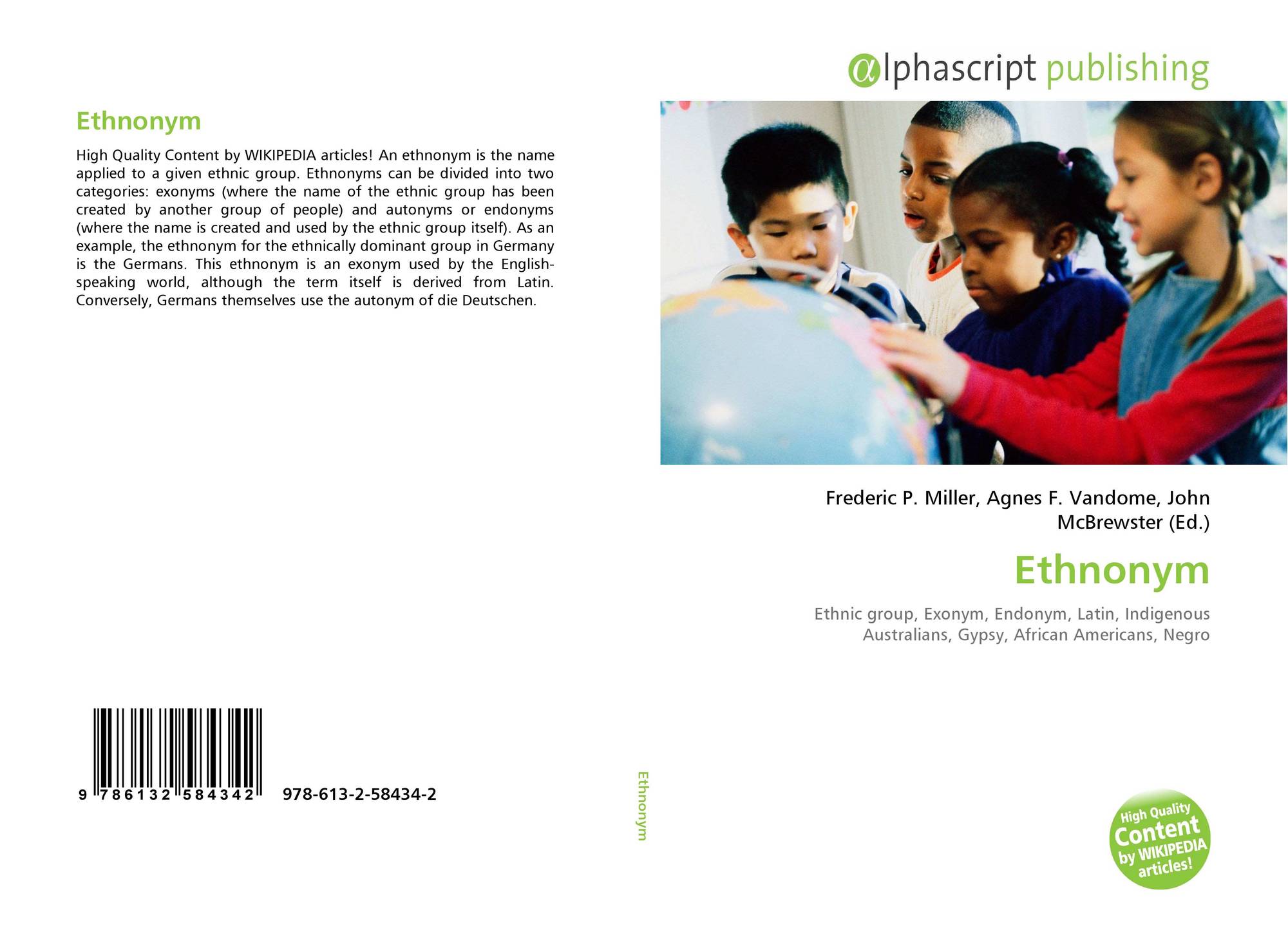 Ethnonym 978 613 2 2 x