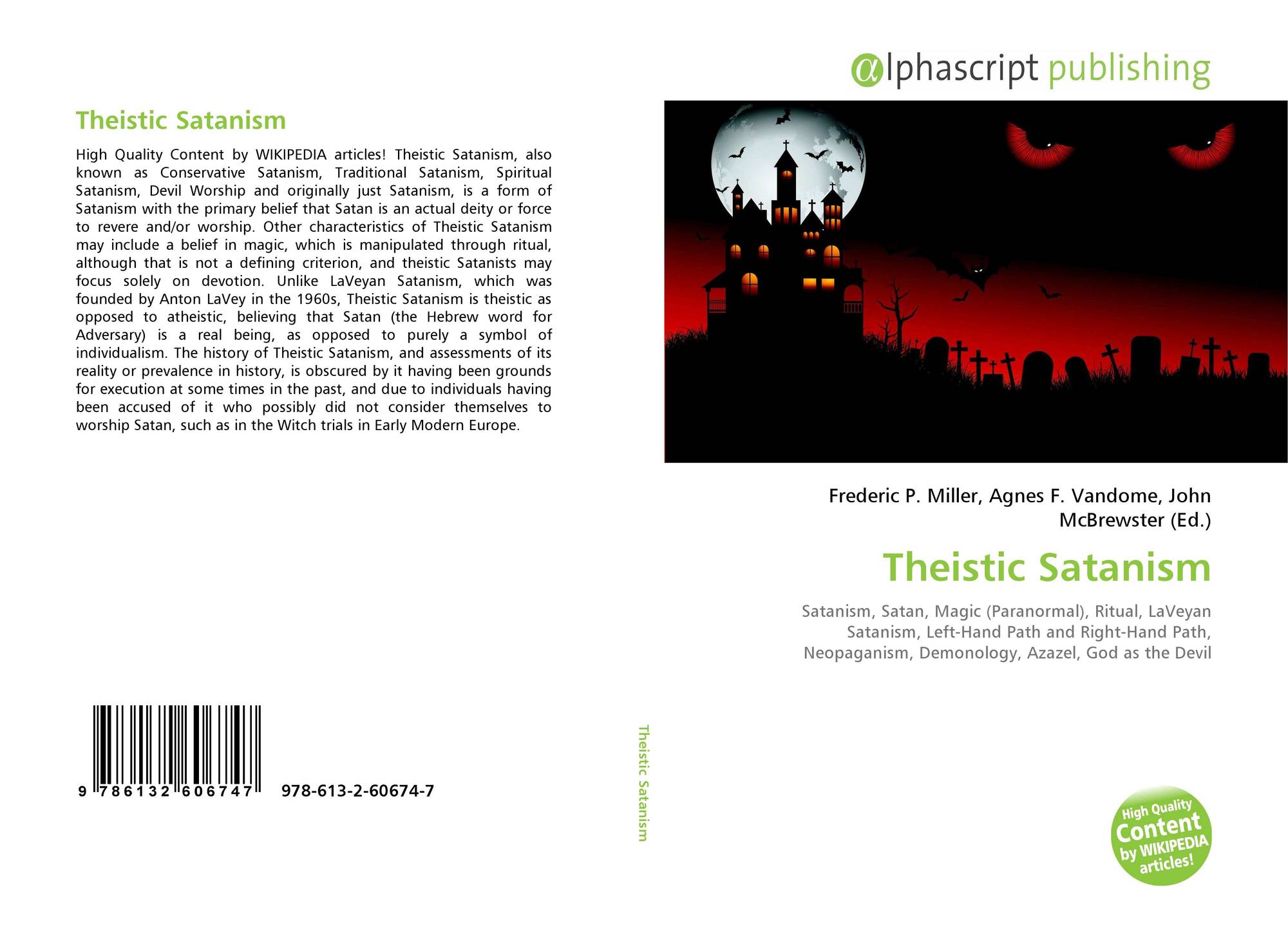 Theistic Satanism, 9786132606747, 6132606742 ,9786132606747