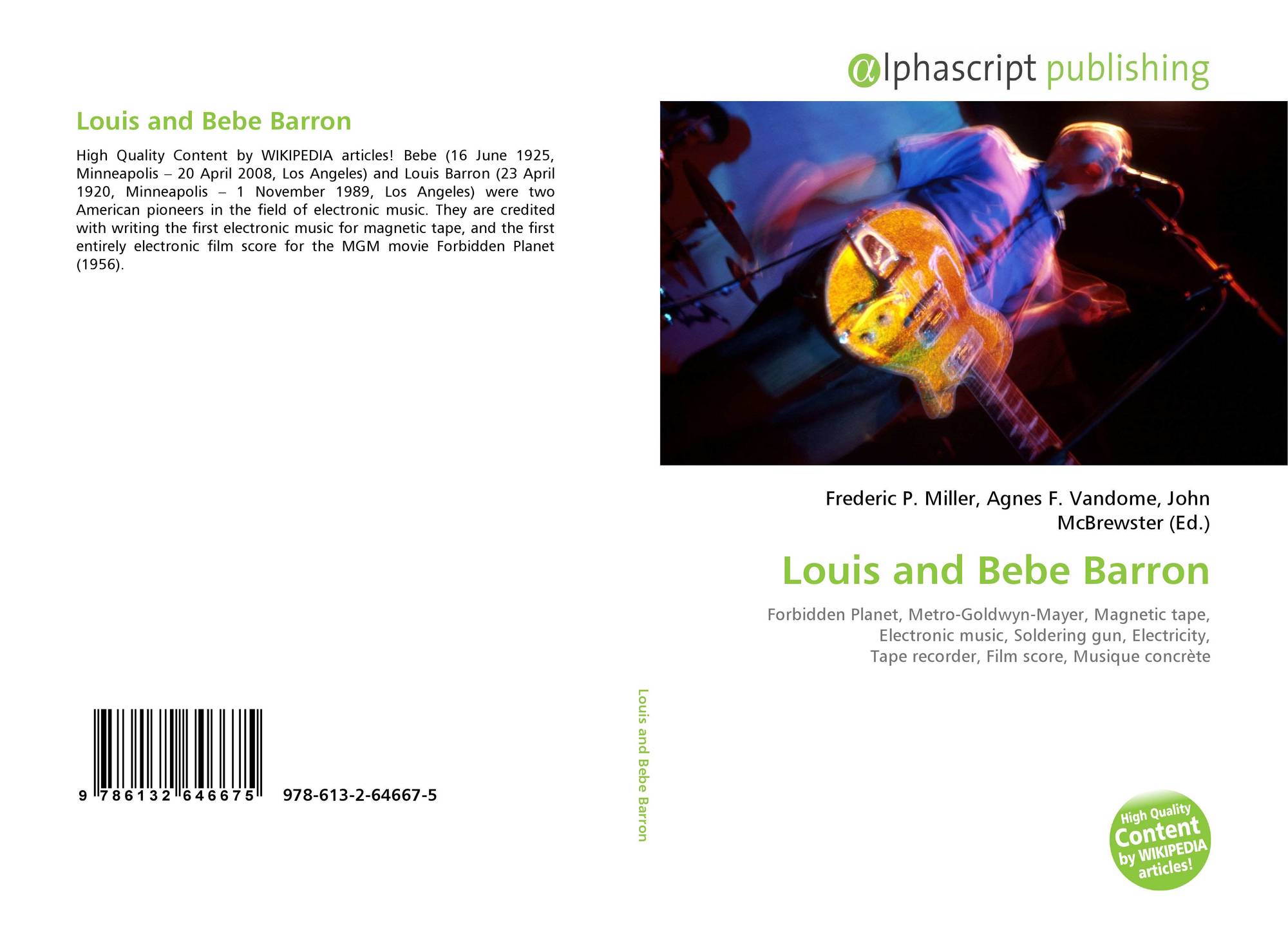 Louis And Bebe Barron 978 613 2 5